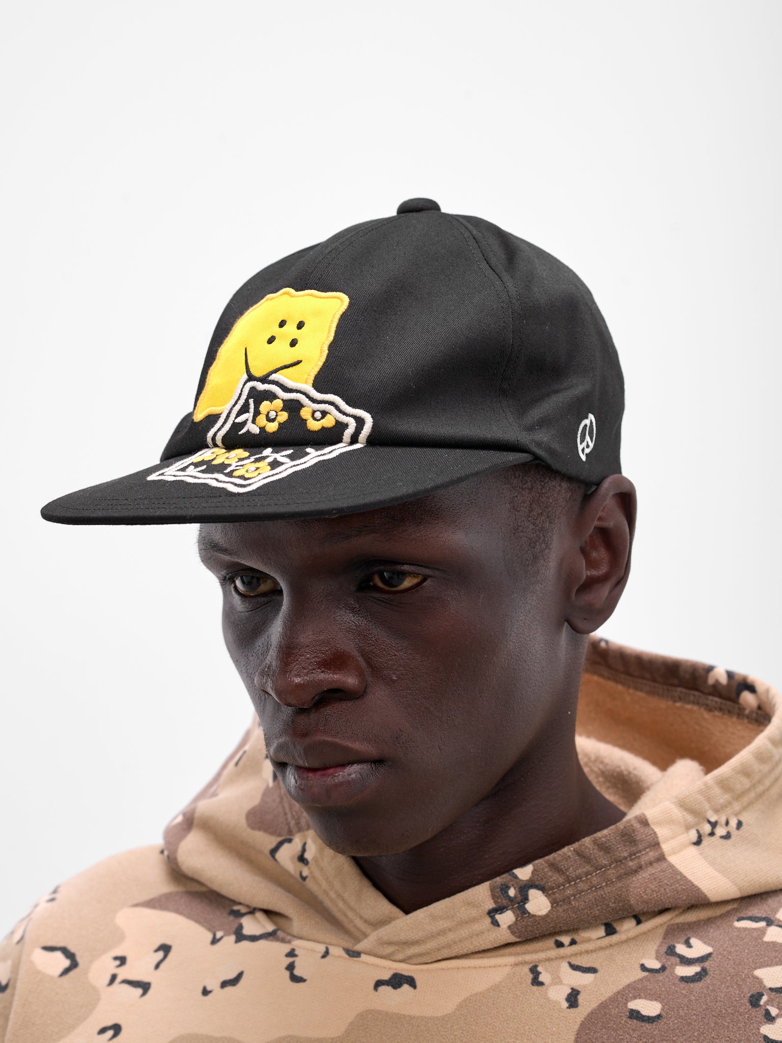 Black Peckish Rainbow Baseball Cap (K2513XH573-BLACK)