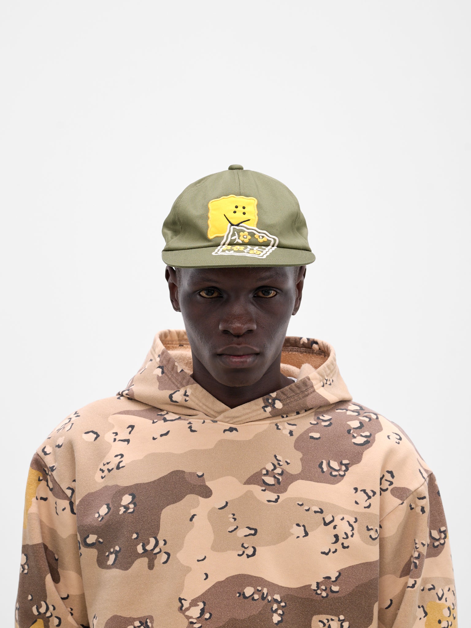 Green Peckish Rainbow Baseball Cap (K2513XH573-KHAKI