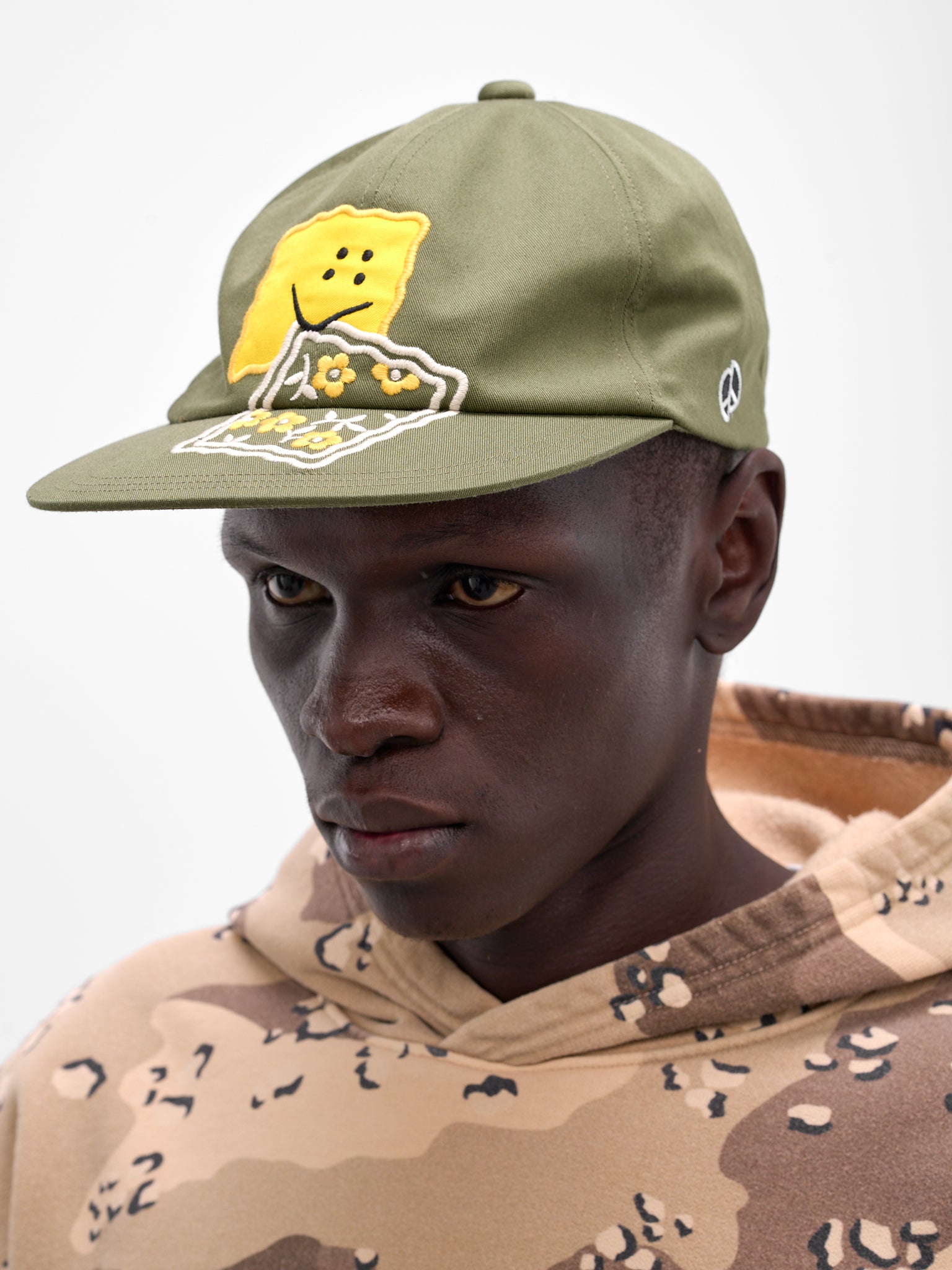 Green Peckish Rainbow Baseball Cap (K2513XH573-KHAKI