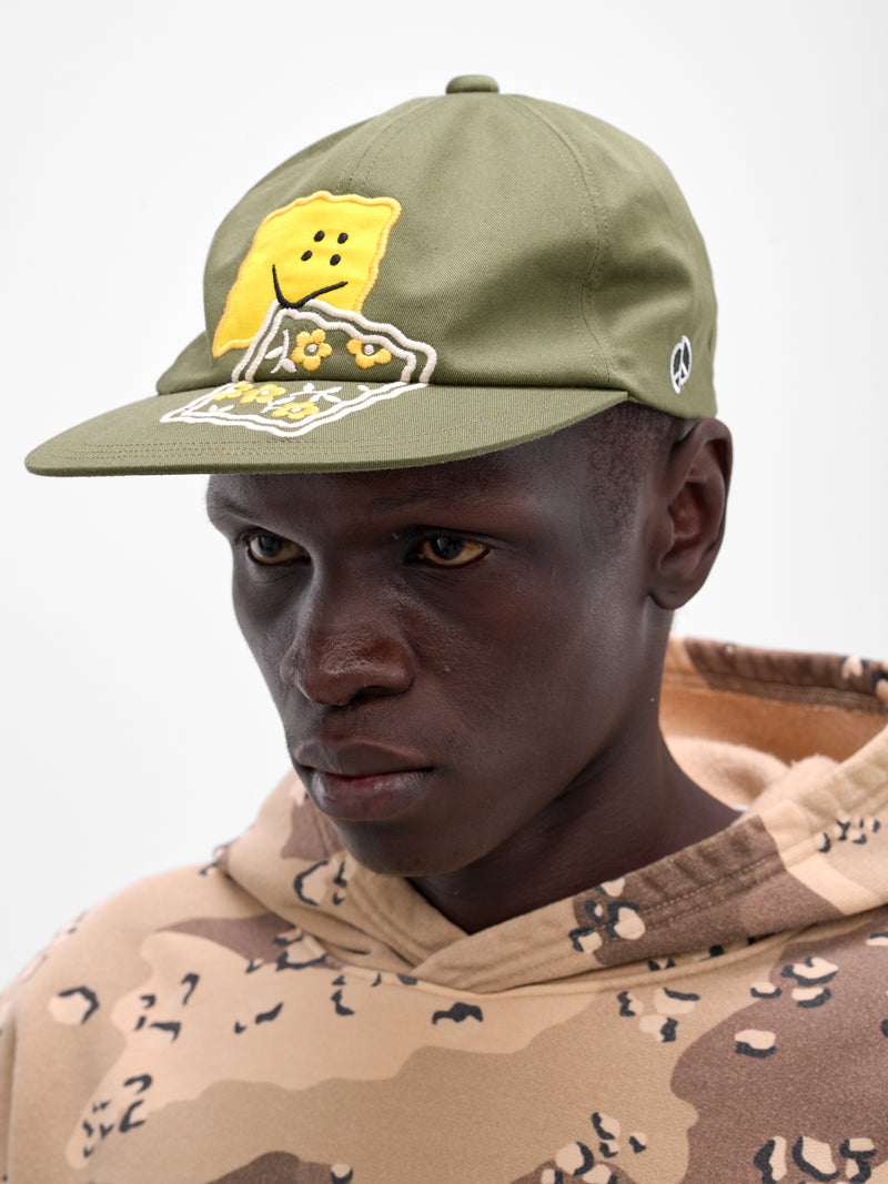 Green Peckish Rainbow Baseball Cap (K2513XH573-KHAKI