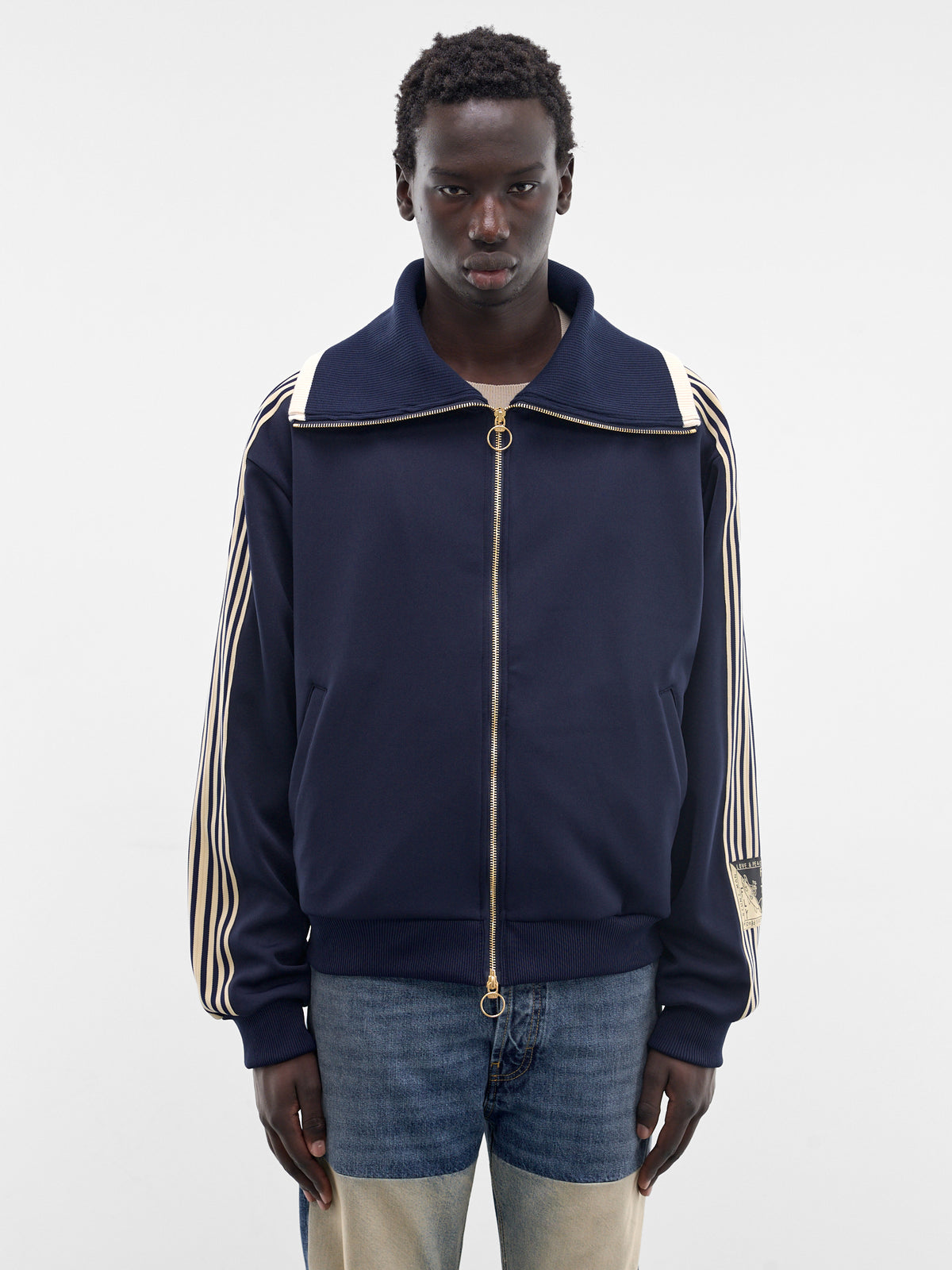 Navy High Neck Track Jacket (K2603LC067-NAVY)