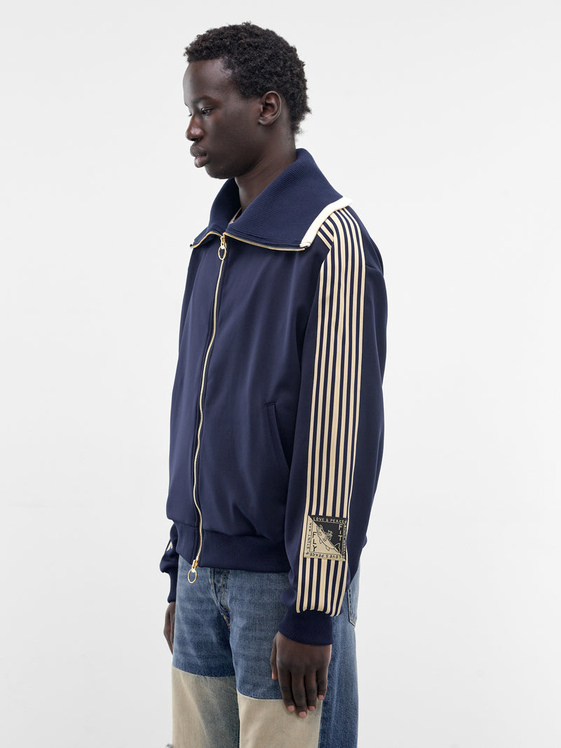 Navy High Neck Track Jacket (K2603LC067-NAVY)