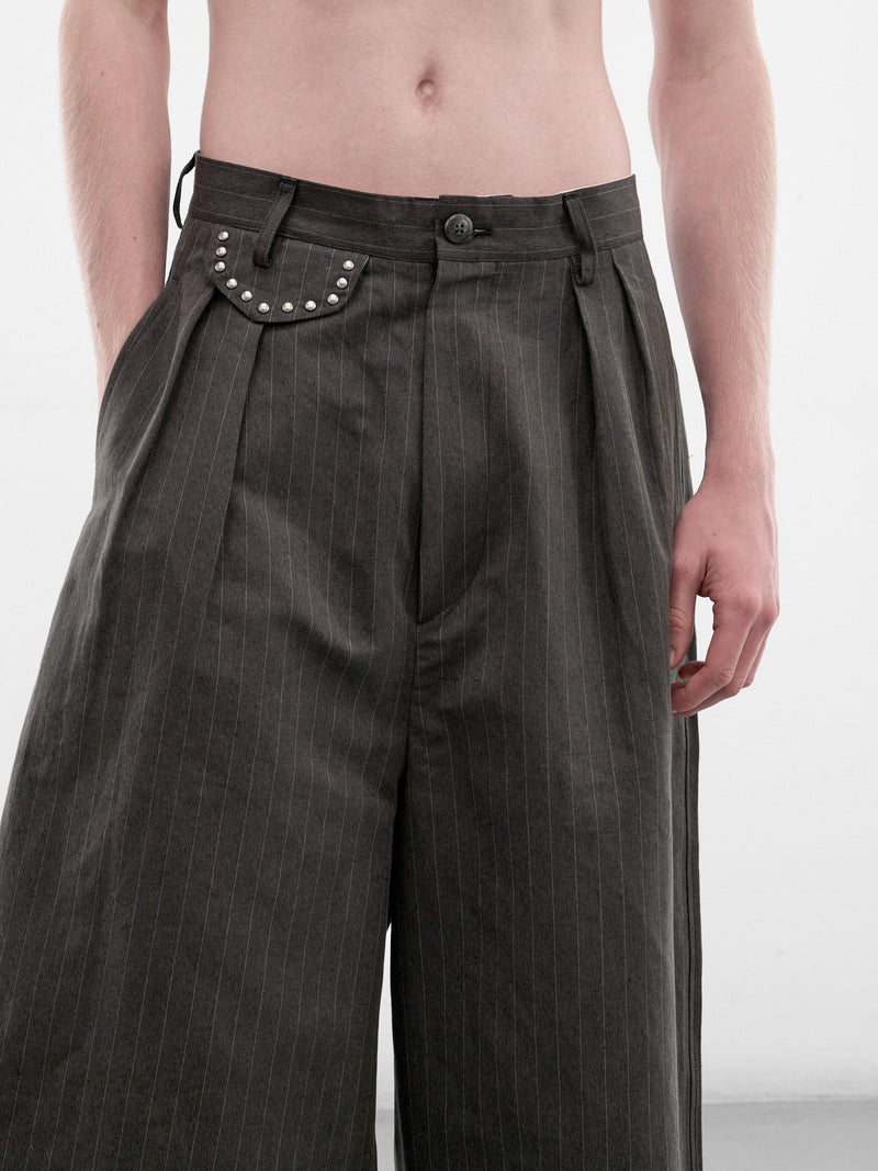 Charcoal Boogie-Day Gaucho Pants (K2604LP102-CHA-CHARCOAL)