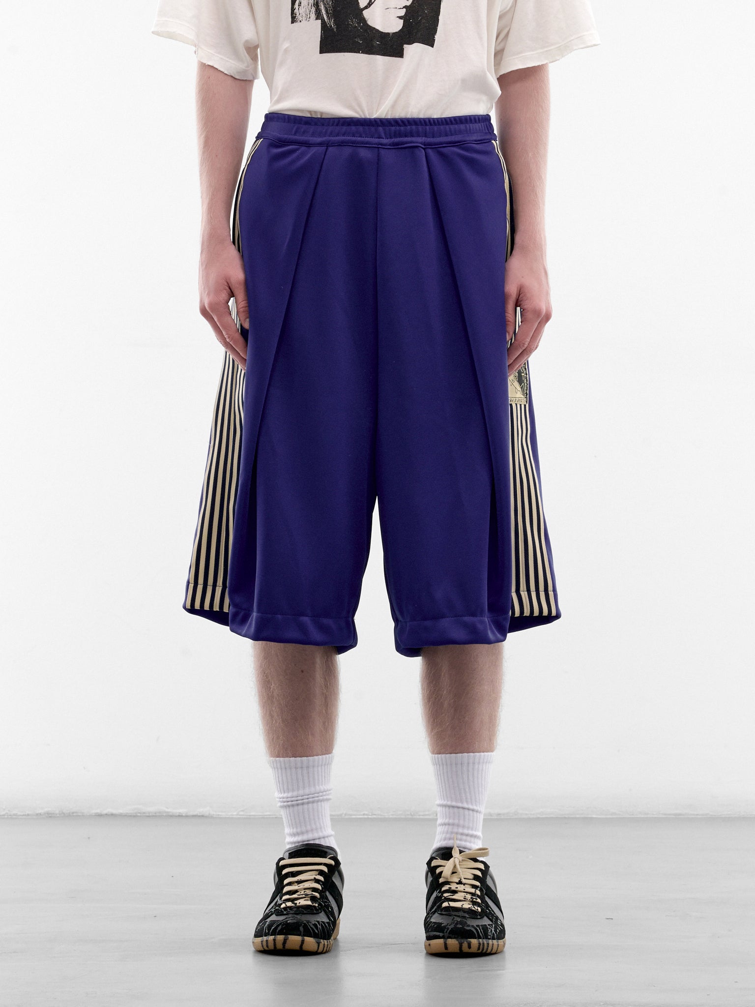 Kome-Kome Stripe Track Jorts (K2604LP128-CBL-COBALT-BLUE)