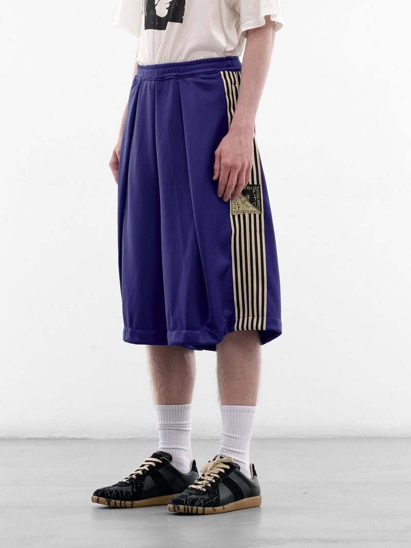 Kome-Kome Stripe Track Jorts (K2604LP128-CBL-COBALT-BLUE)