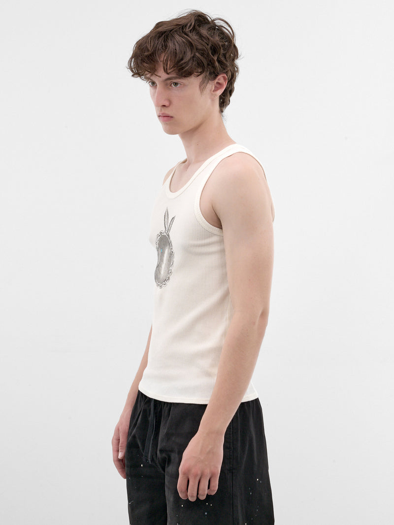 White Fruit Graphic Tank Top (K2604SC151-WHITE)