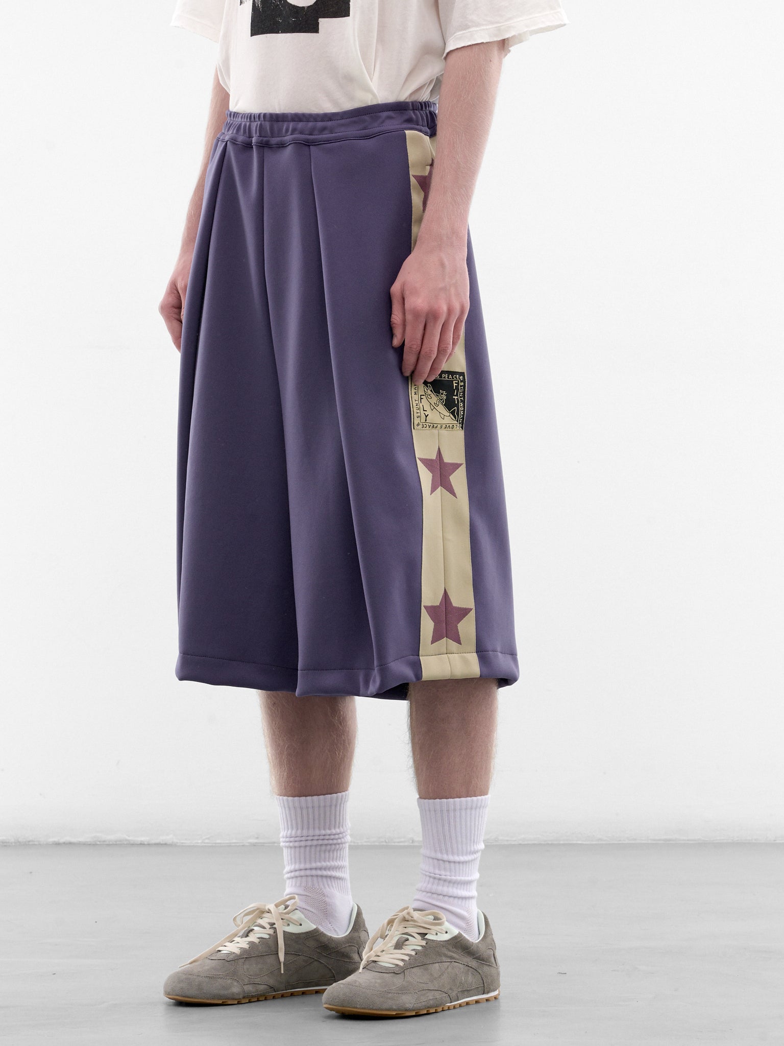 Kome Betsy Rosa Track Jorts (K2606LP221-PUR-PURPLE)