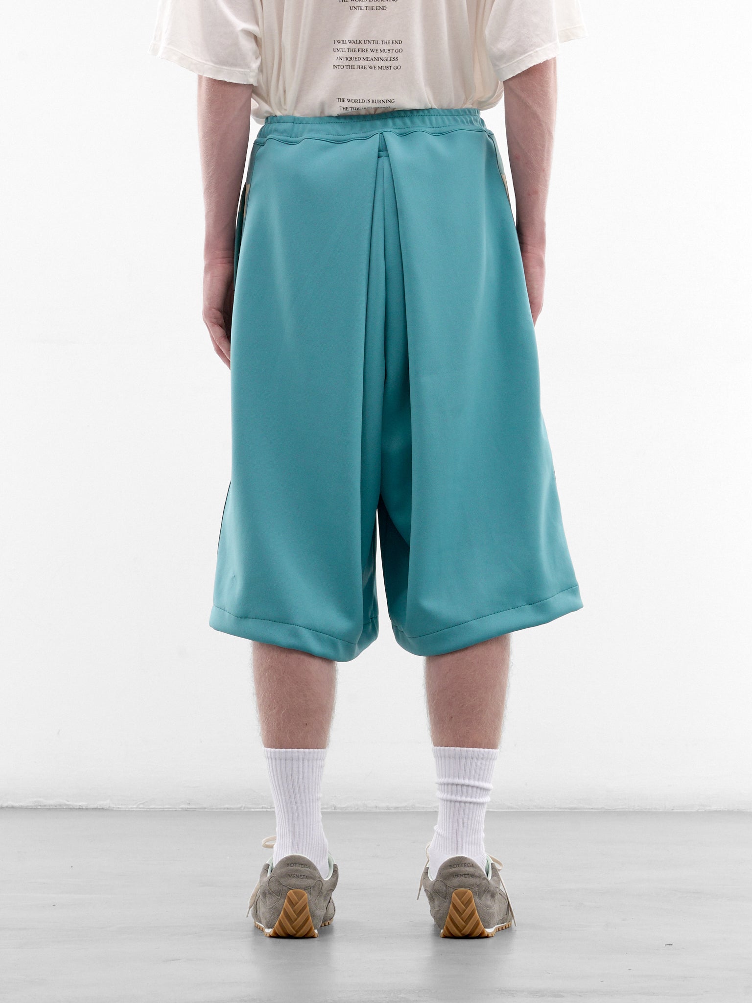 Kome Betsy Rosa Track Jorts (K2606LP221-TAQ-TURQUOISE