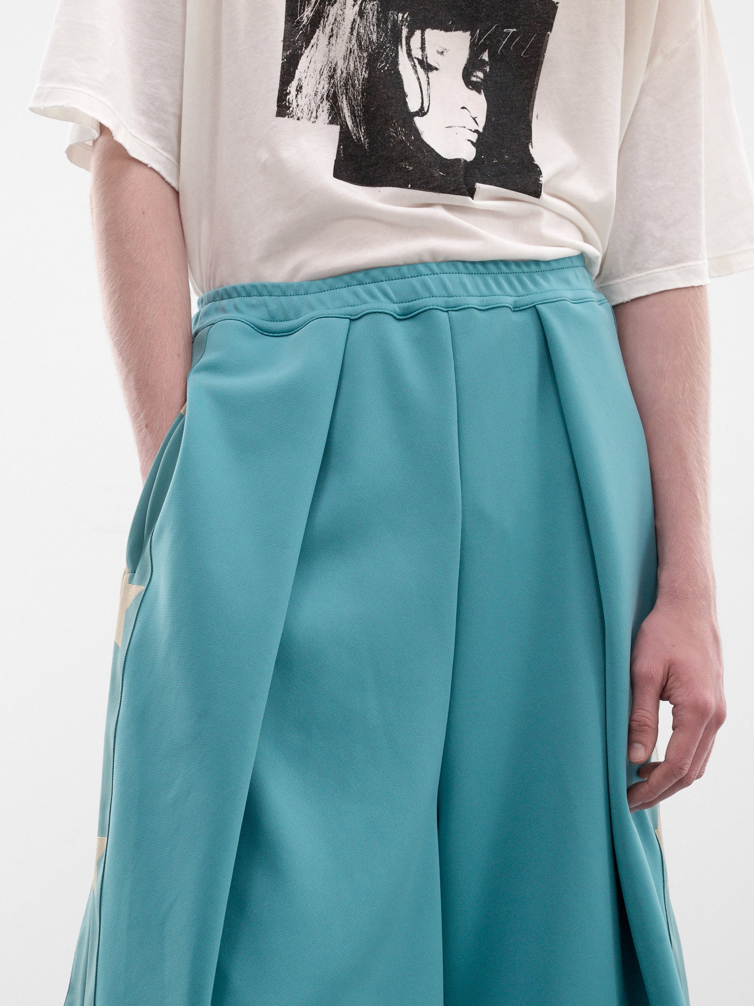 Kome Betsy Rosa Track Jorts (K2606LP221-TAQ-TURQUOISE