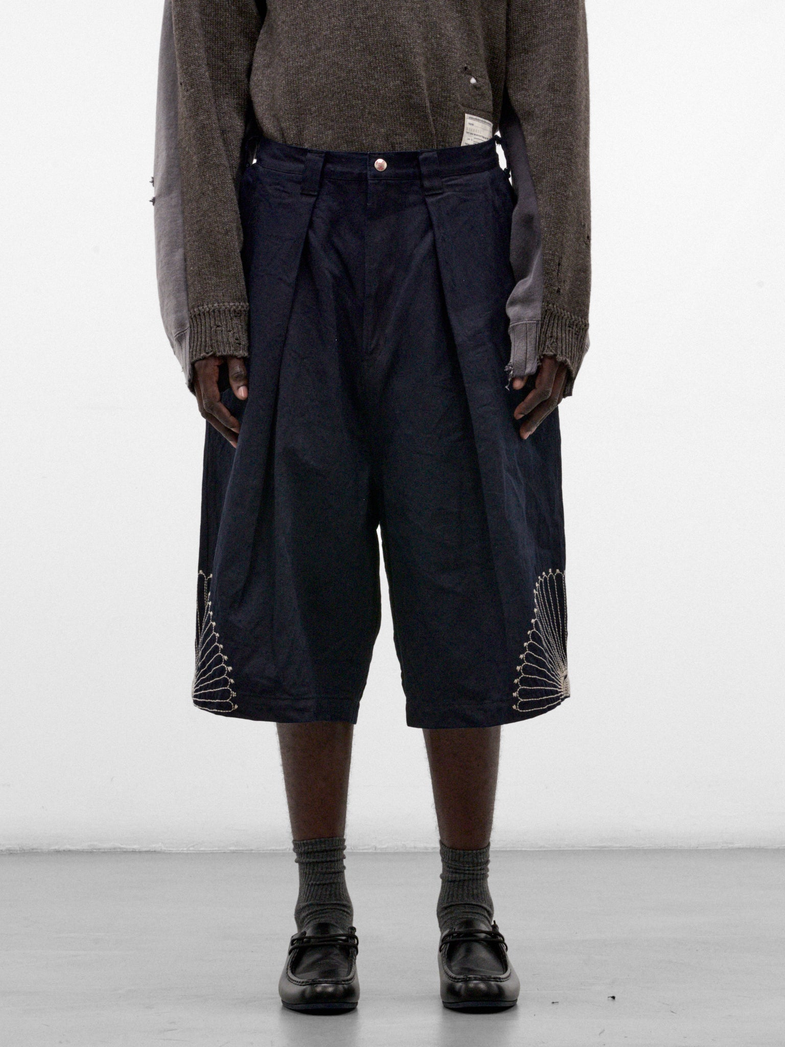 Indigo Denim Baggy Shorts (K2606LP226-IDG-INDIGO)