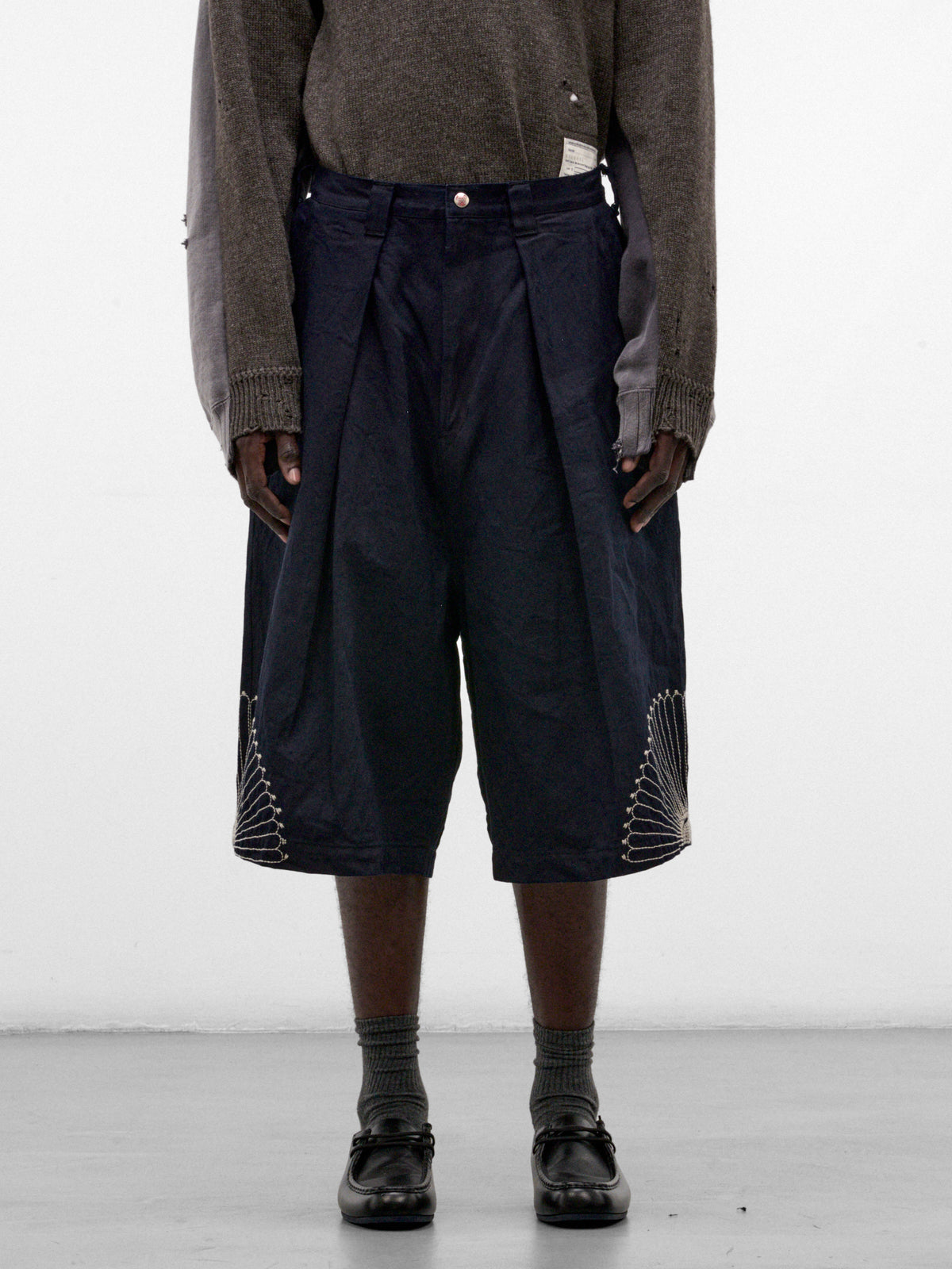 Indigo Denim Baggy Shorts (K2606LP226-IDG-INDIGO)