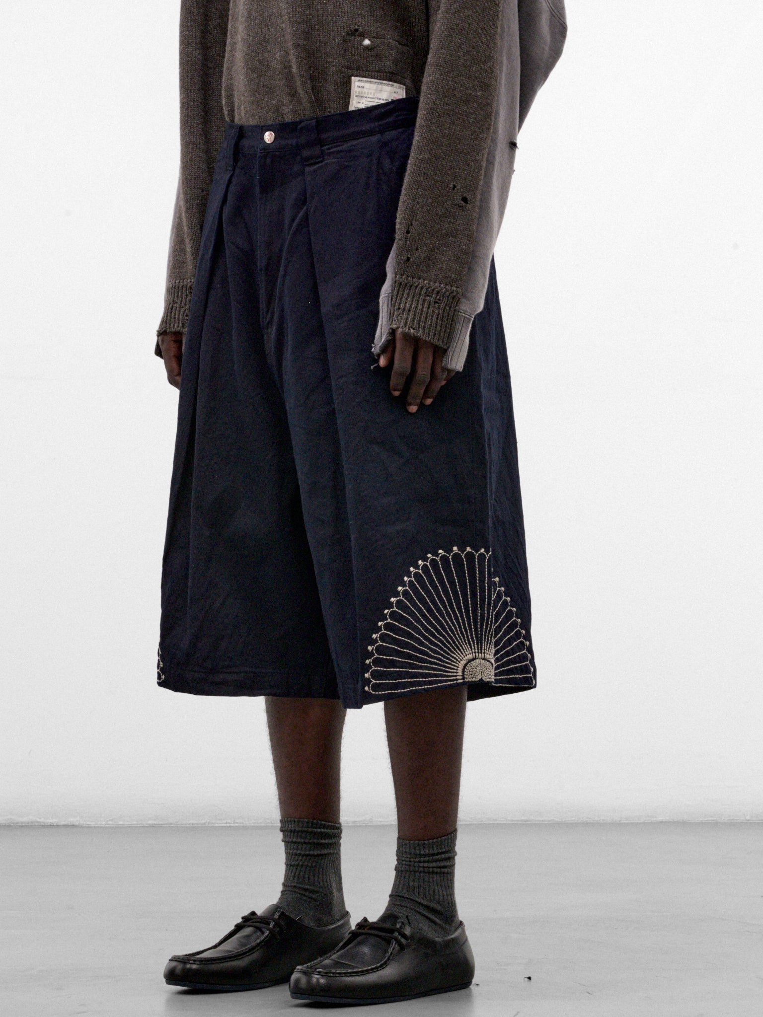 Indigo Denim Baggy Shorts (K2606LP226-IDG-INDIGO)