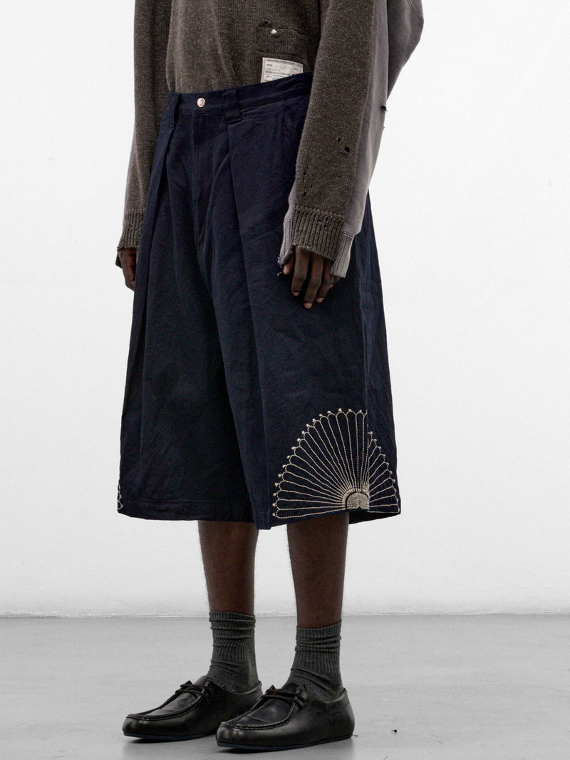 Indigo Denim Baggy Shorts (K2606LP226-IDG-INDIGO)