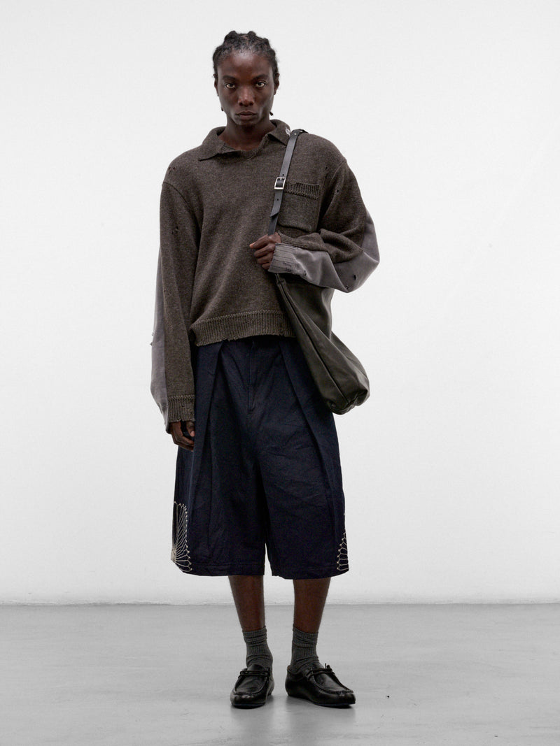 Indigo Denim Baggy Shorts (K2606LP226-IDG-INDIGO)