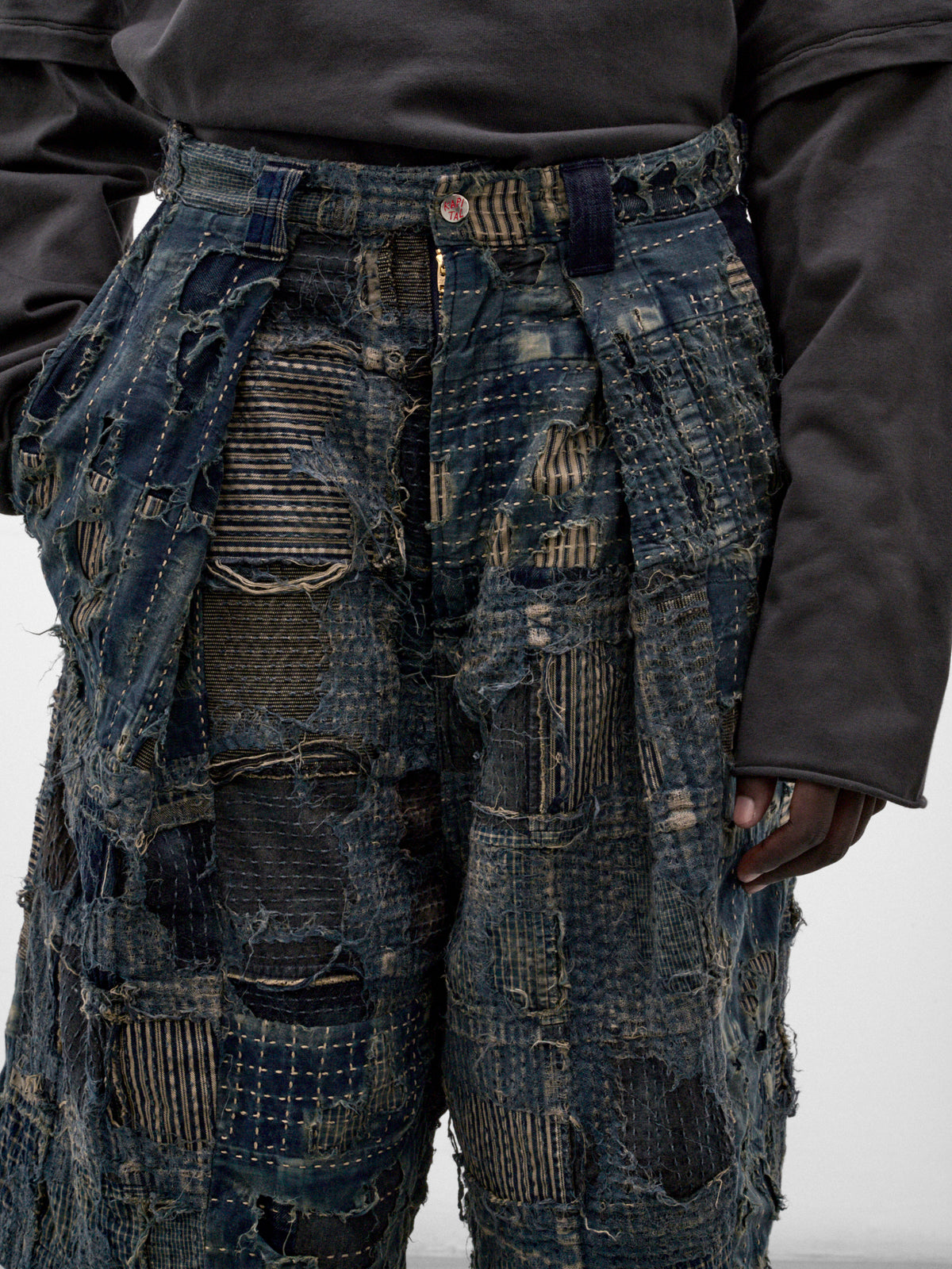 Indigo Boro Jean Shorts (K2606LP253-INDIGO)