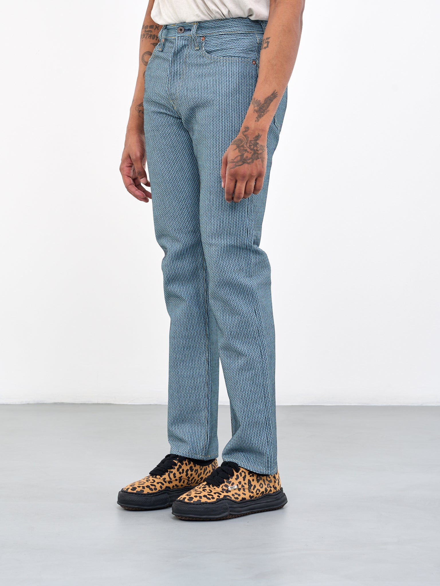 KAPITAL Stitched Jeans | H. Lorenzo - side