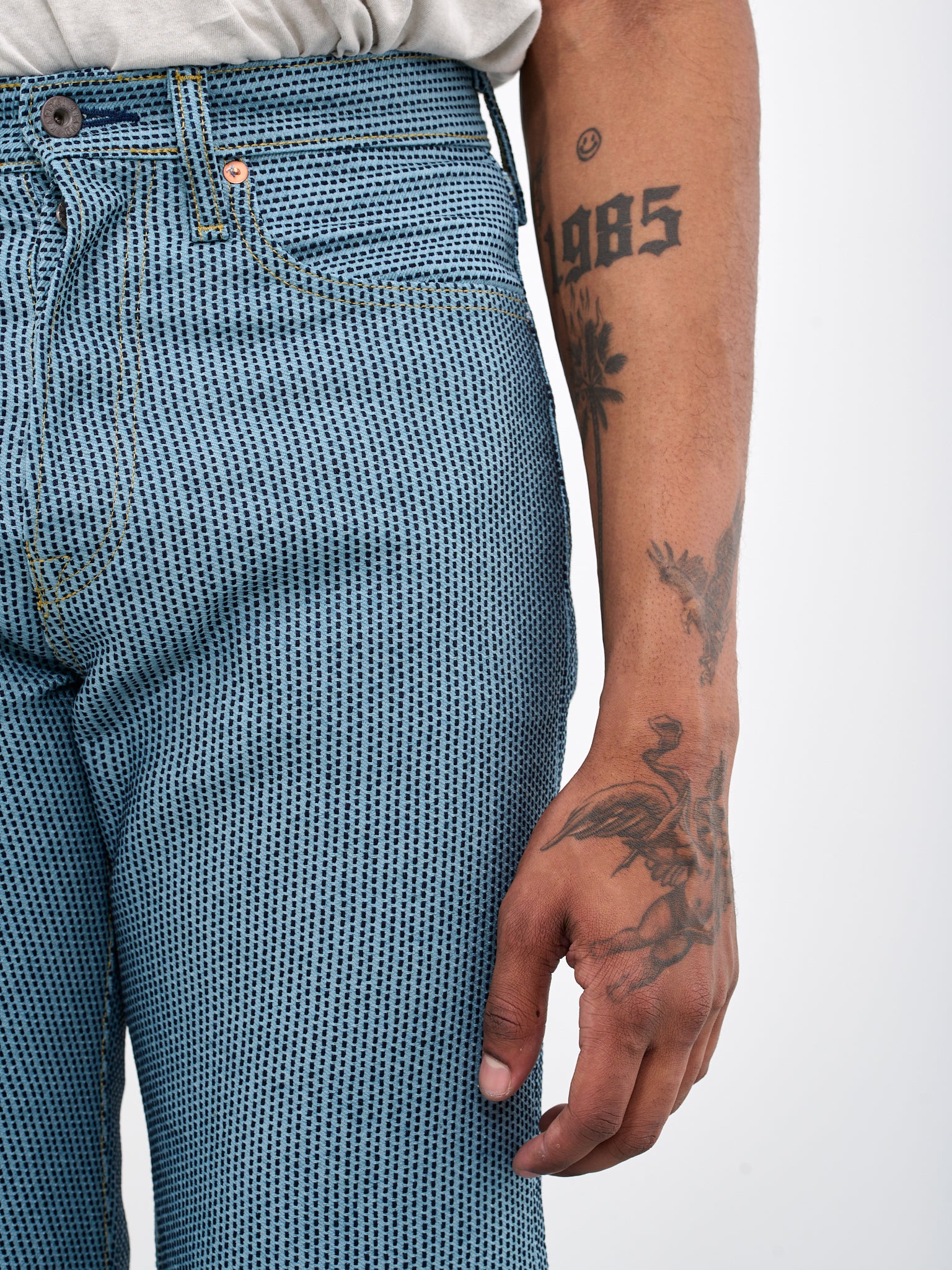 KAPITAL Stitched Jeans | H. Lorenzo - detail 1
