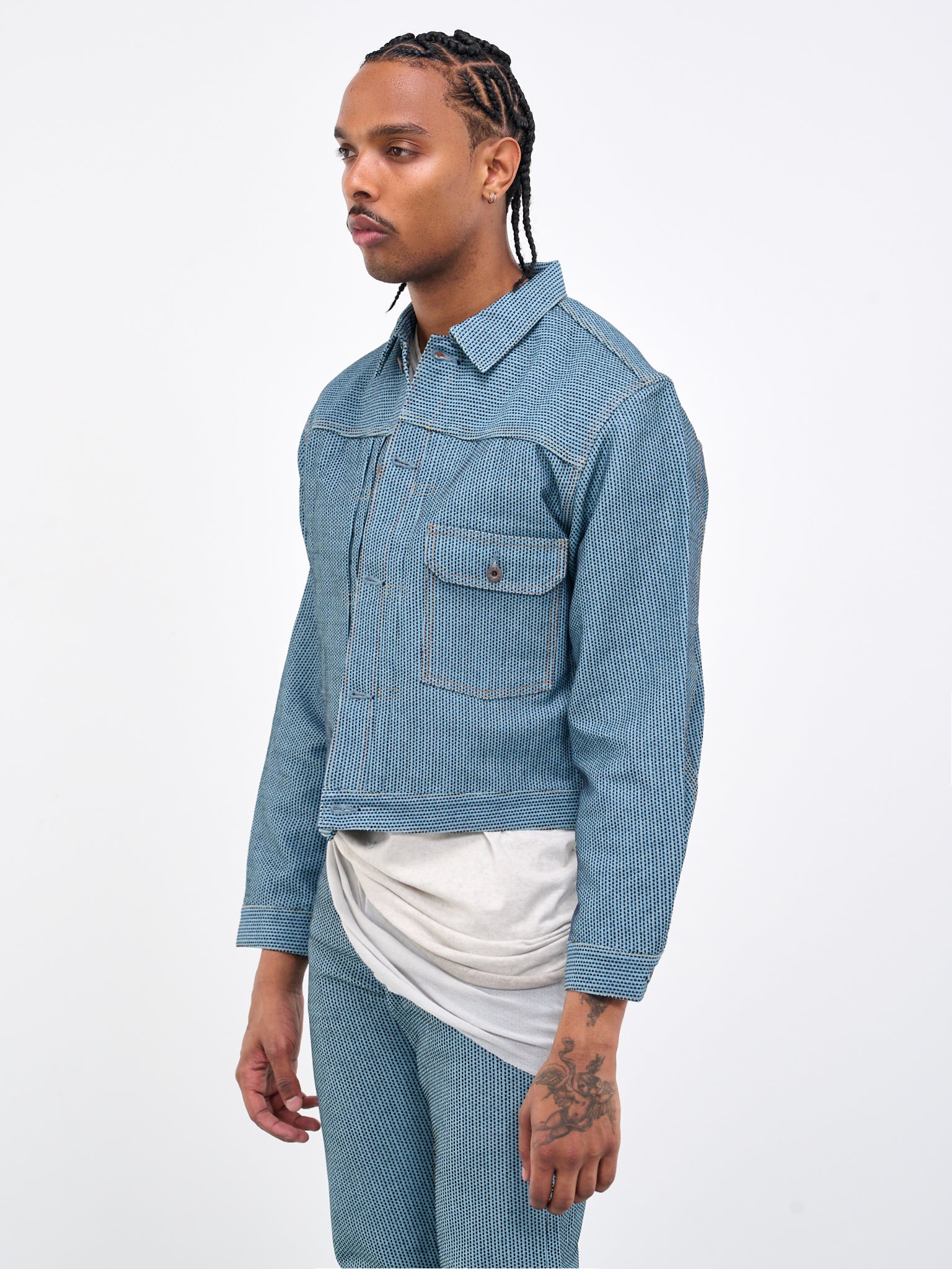 KAPITAL Stitched Jacket | H. Lorenzo - side