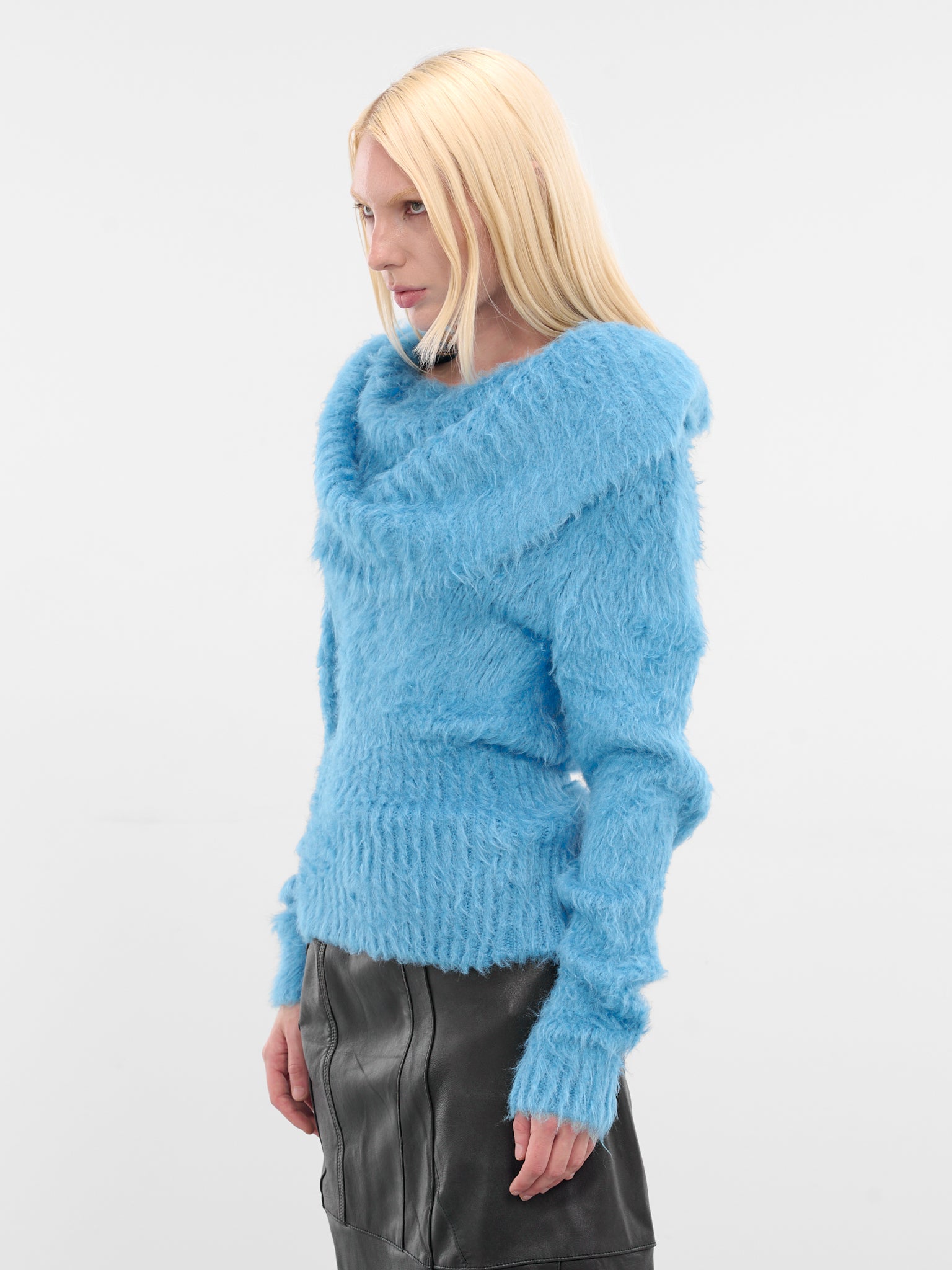 Katching Aqua Silk Knit Sweater (KATCHING-AQUA)
