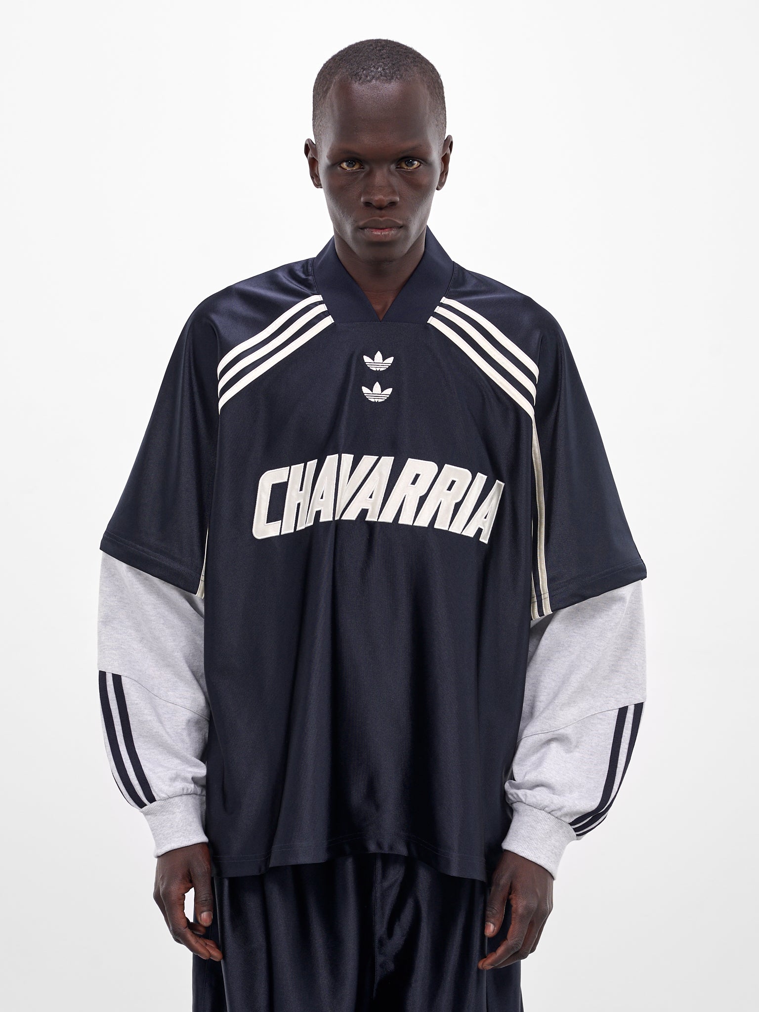 Willy Chavarria x Adidas Dazzle Sweatshirt (KD1799-BLUE)