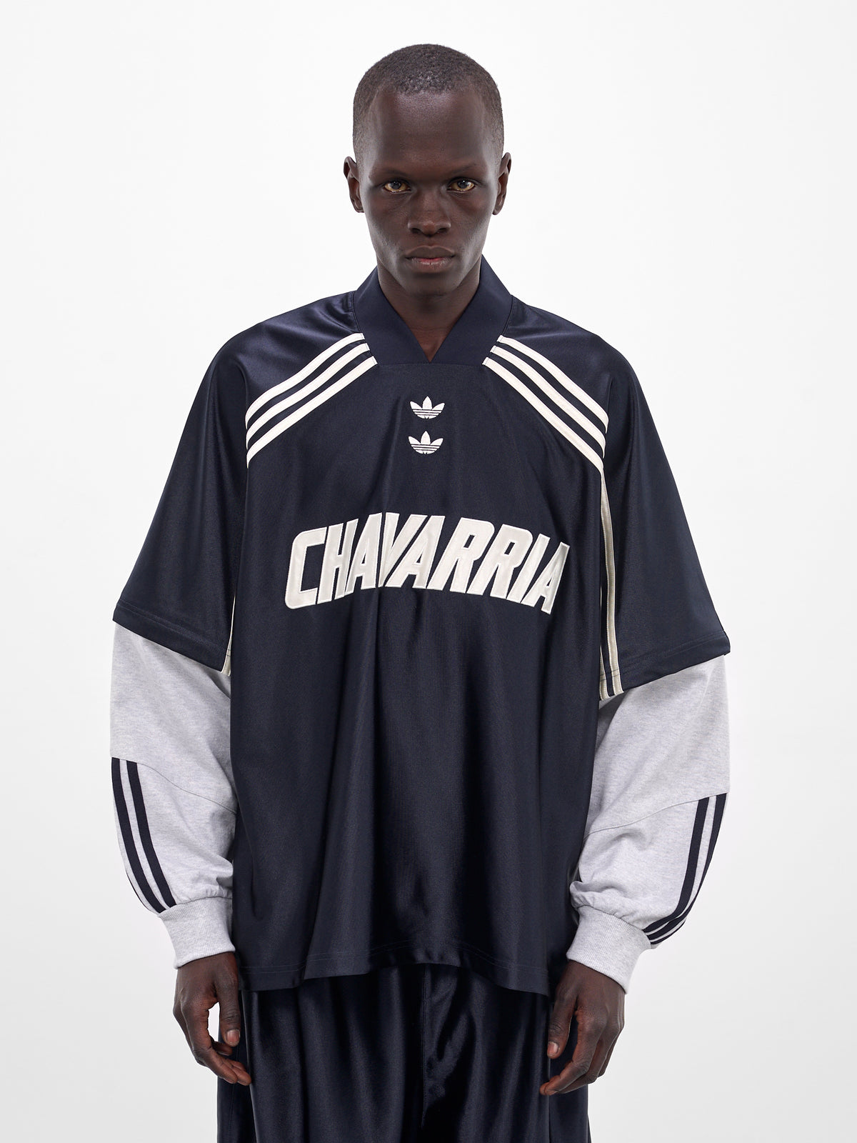 Willy Chavarria x Adidas Dazzle Sweatshirt (KD1799-BLUE)