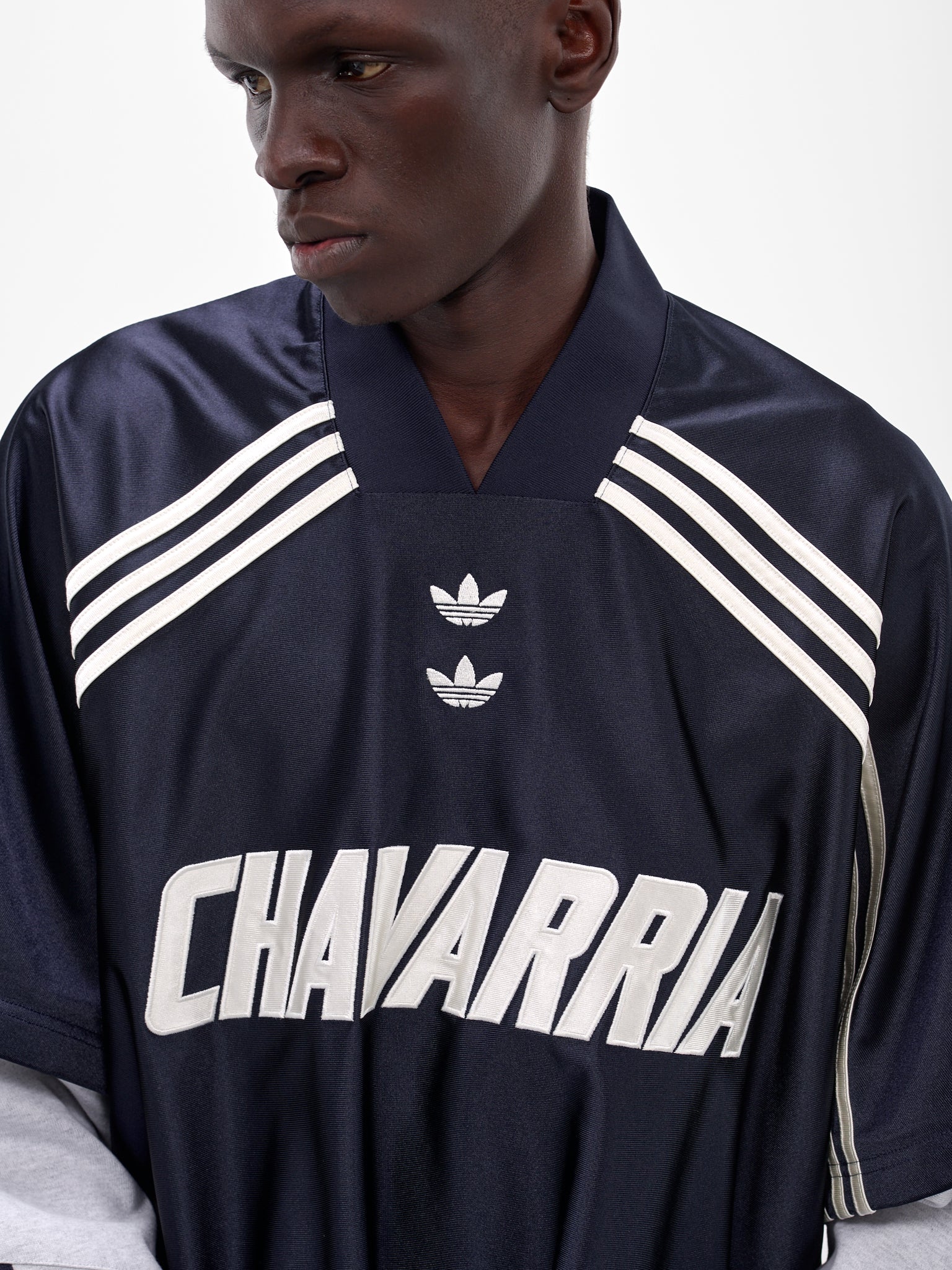 Willy Chavarria x Adidas Dazzle Sweatshirt (KD1799-BLUE)
