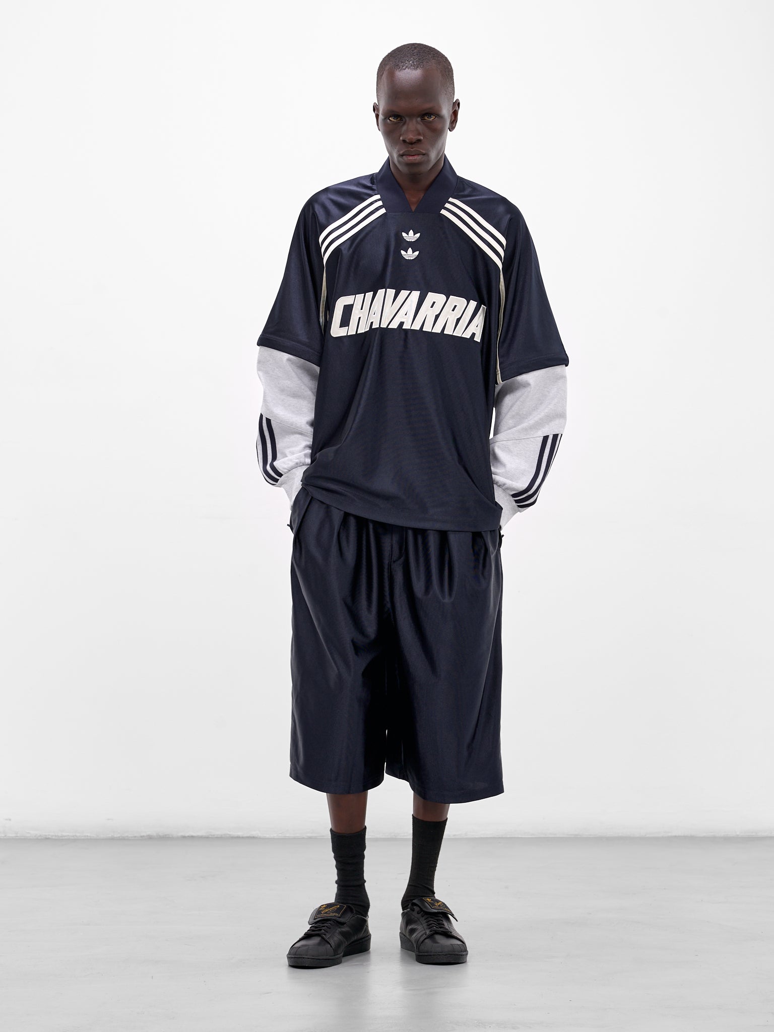 Willy Chavarria x Adidas Dazzle Sweatshirt (KD1799-BLUE)