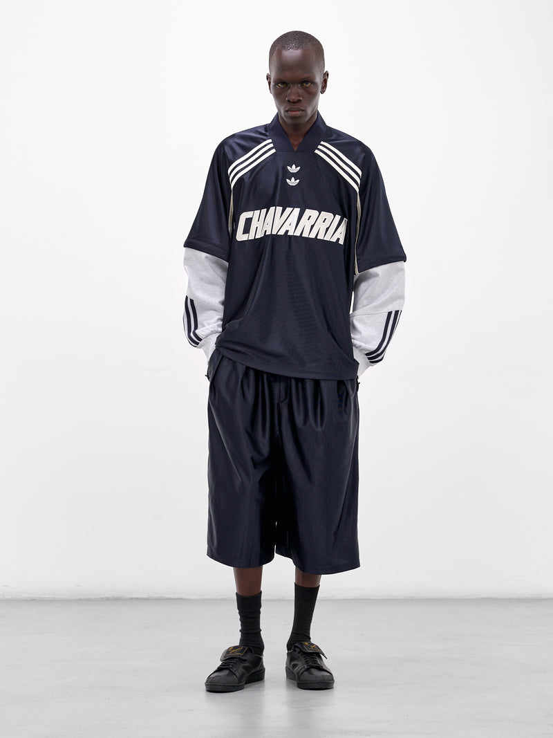 Willy Chavarria x Adidas Dazzle Shorts (KD1800-BLUE)