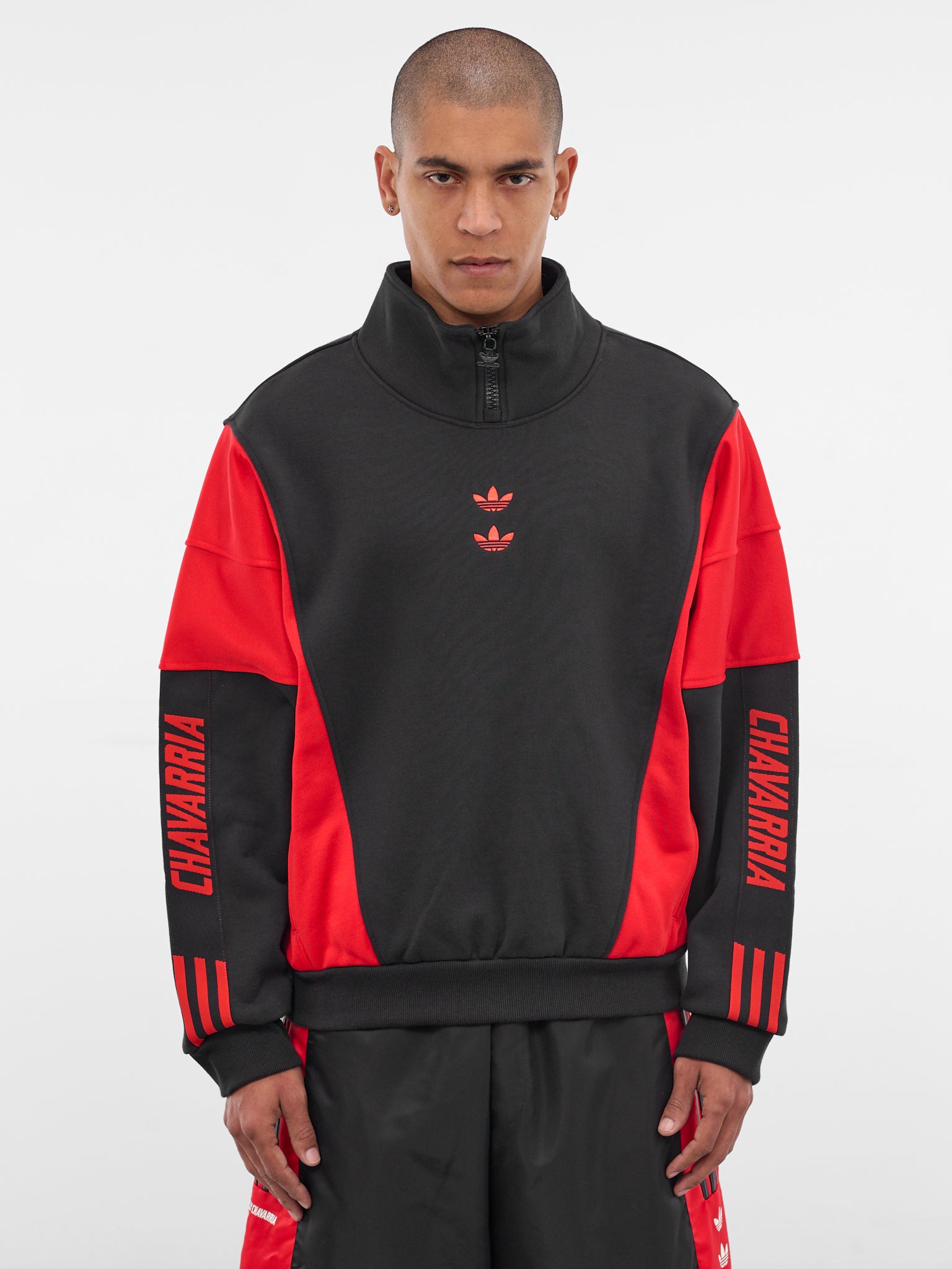 Willy Chavarria x Adidas Watsonville Sweatshirt (KD9347-BLACK)