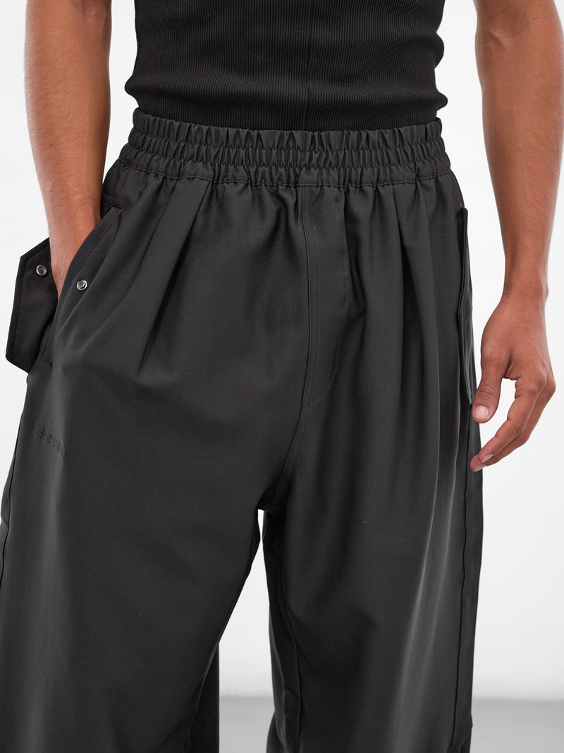 Willy Chavarria x Adidas Twill Sweatpants (KD9349-BLACK)