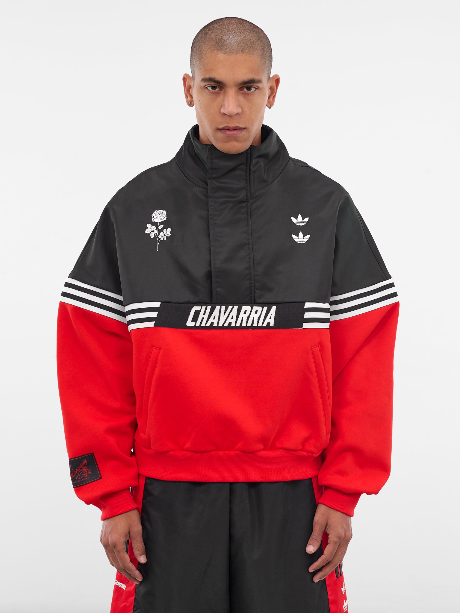 Willy Chavarria x Adidas Gomez Sweatshirt (KD9360-BLACK)