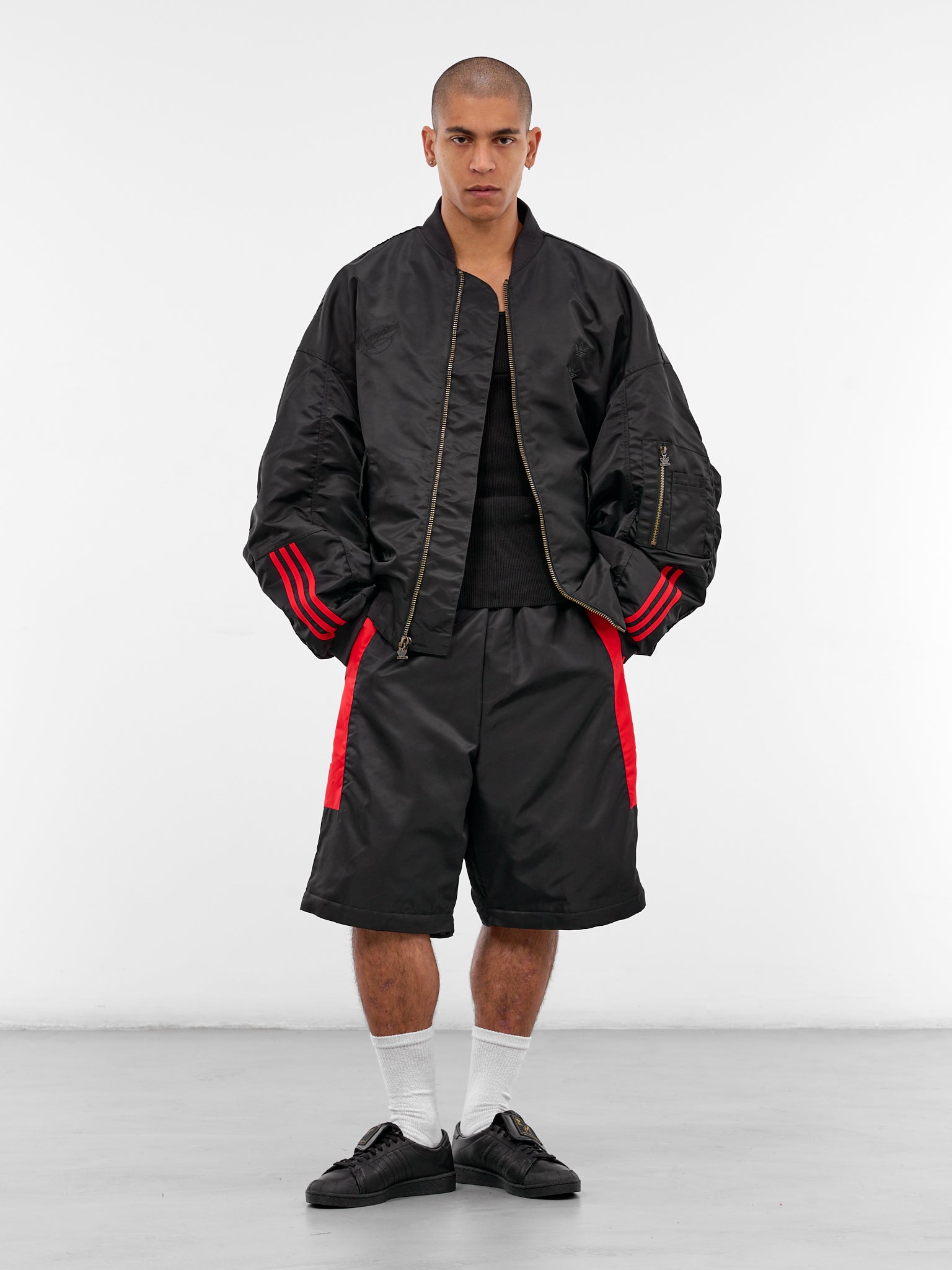 Willy Chavarria x Adidas Bomber Jacket (KD9361-BLACK)