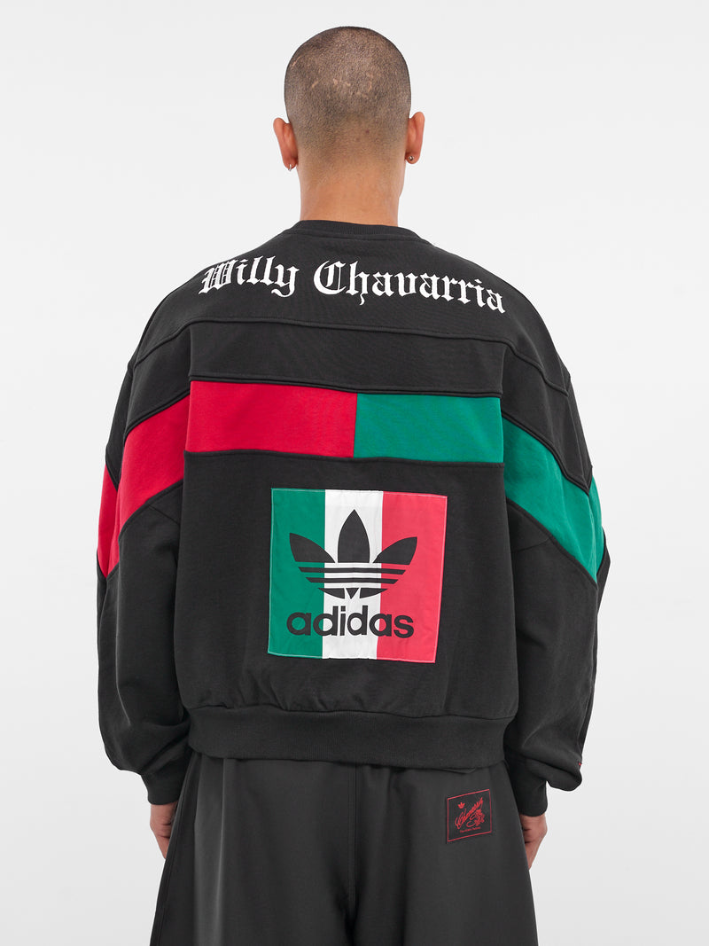 Willy Chavarria x Adidas Sweatshirt (KF3196-BLACK)