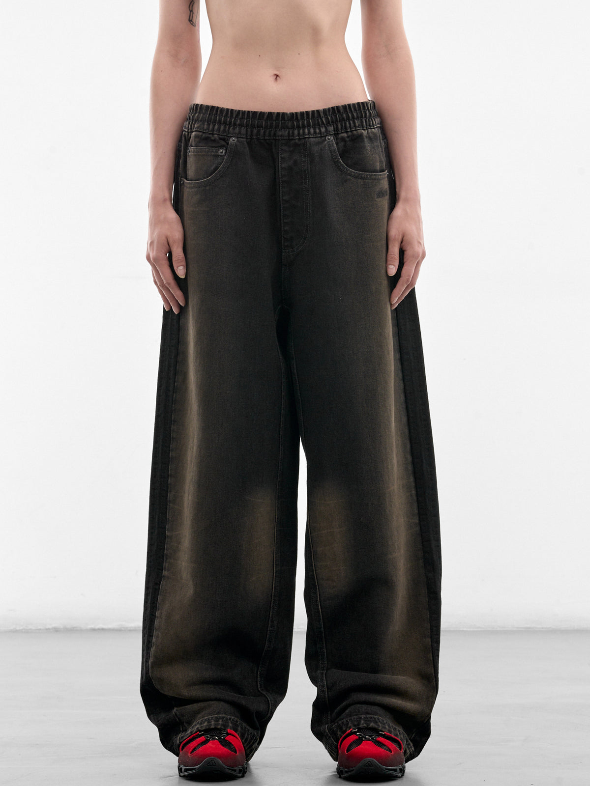 Adidas x Avavav Baggy Denim Pants (KF4969-CARBON)