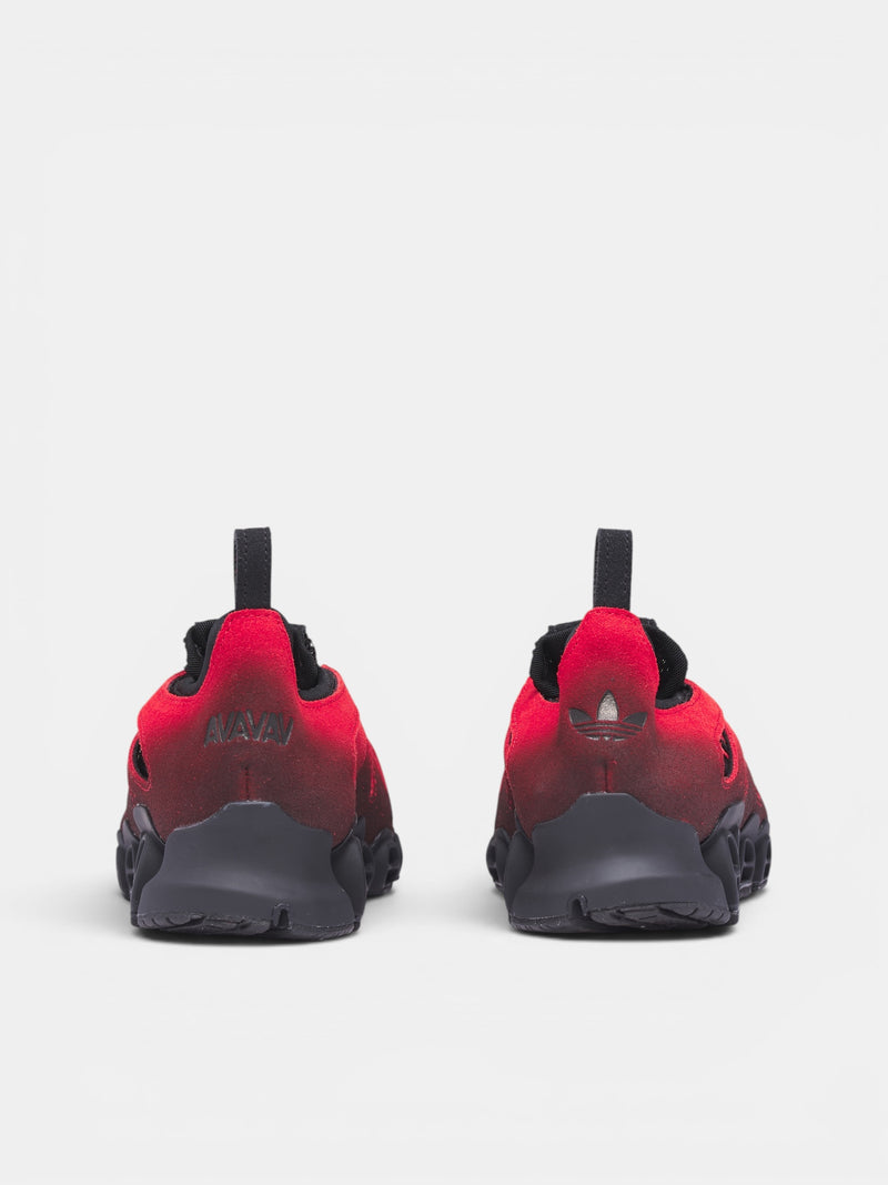 Red Adidas x Avavav Megaride Sneakers (KH9687-CORE-BLACK-EQUIPMENT-RE)