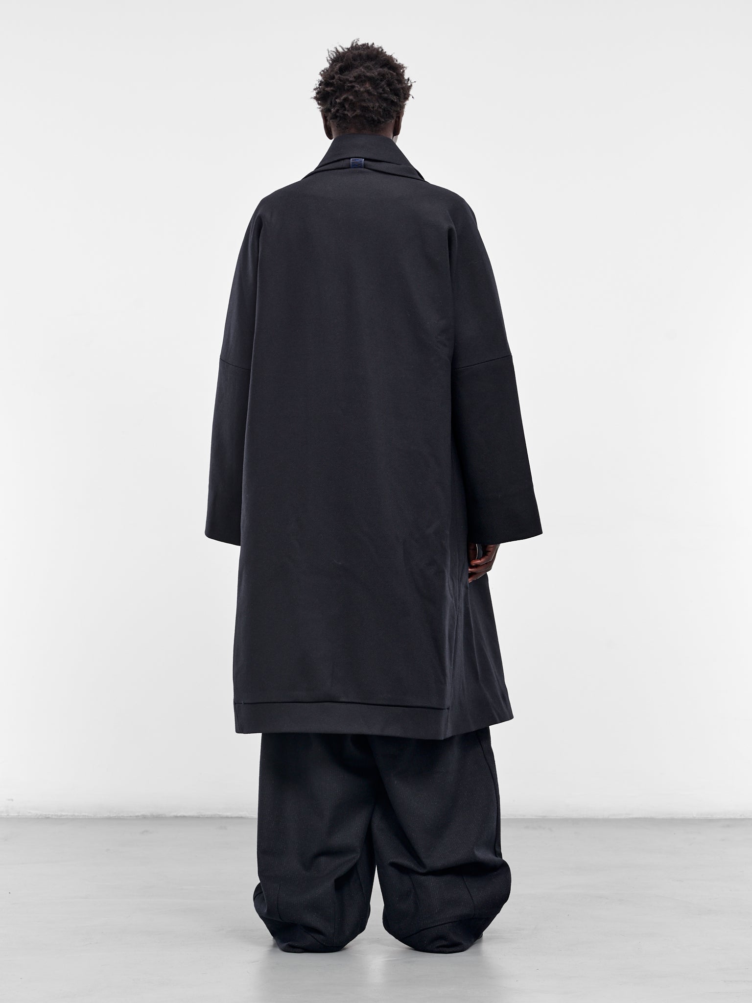 The Kilong Navy Wool Coat (KILONG-NAVY)