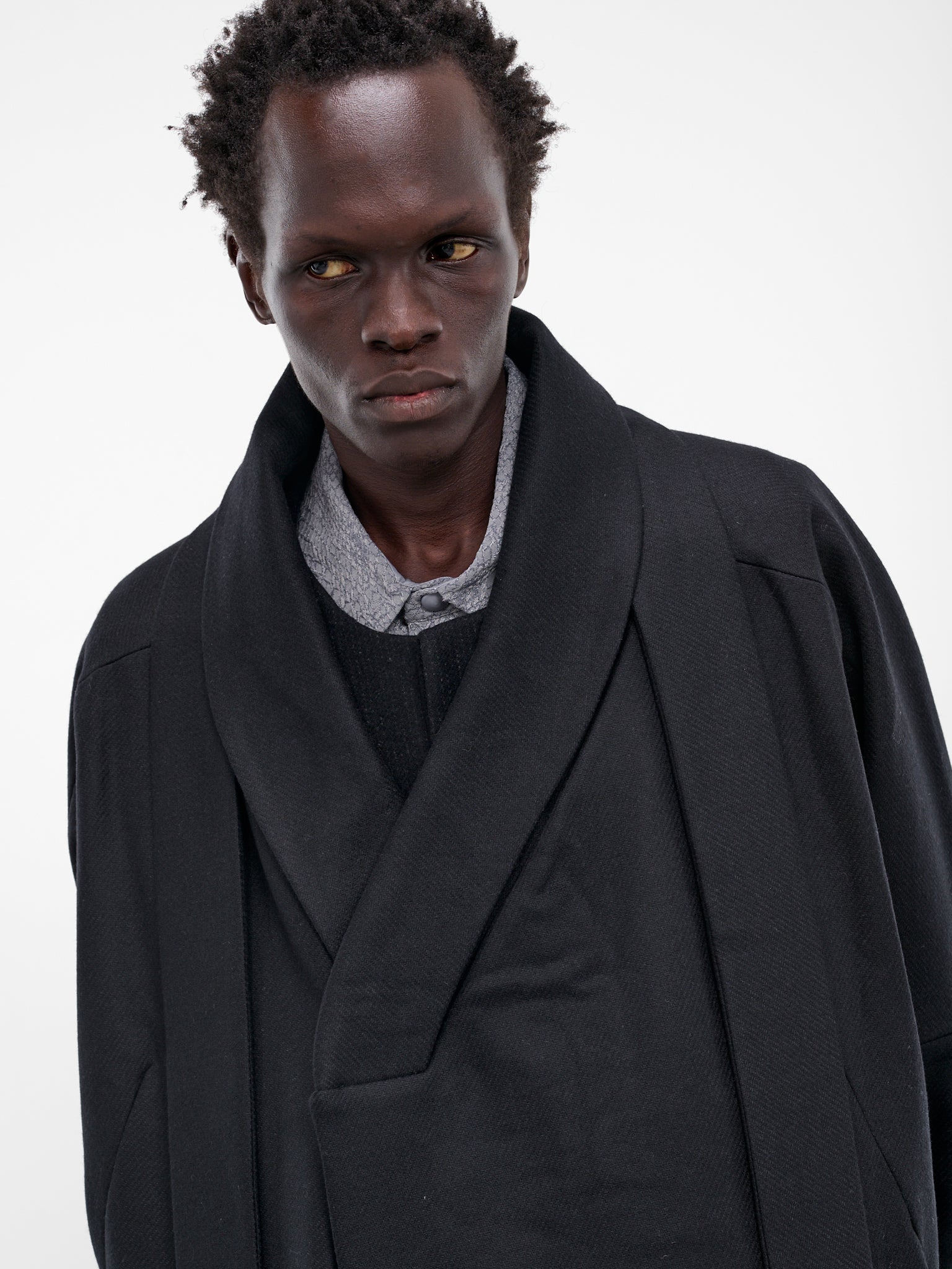 The Kilong Navy Wool Coat (KILONG-NAVY)