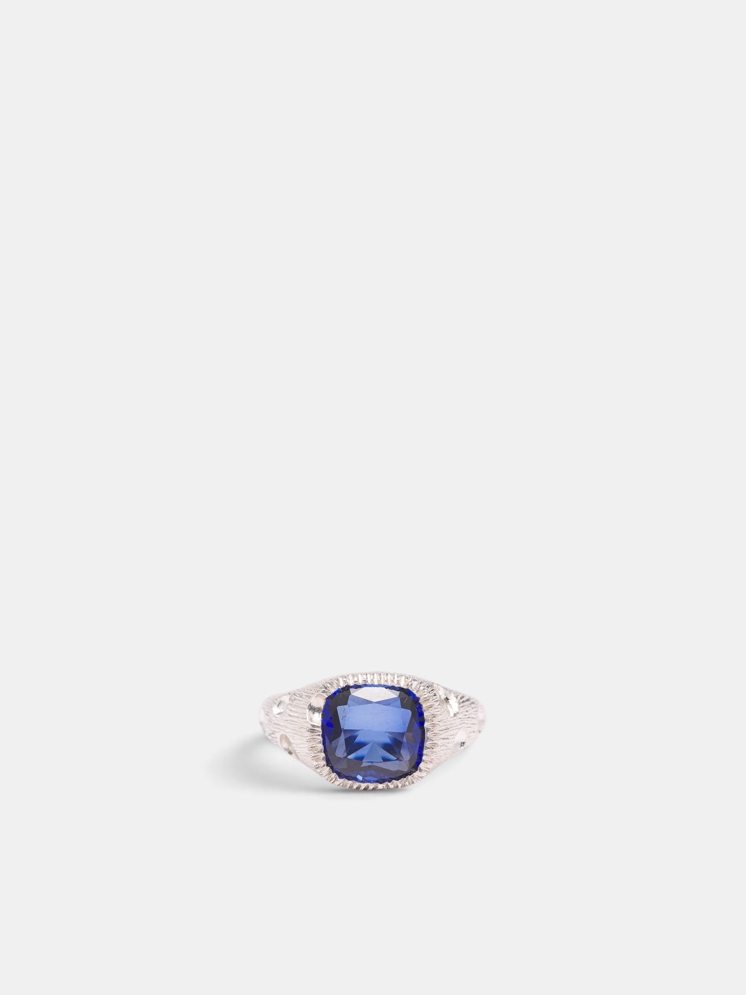 Kimchi x Natures Smile Signet Ring (KIMCHI-X-NATURES-SMILE-BLUE)