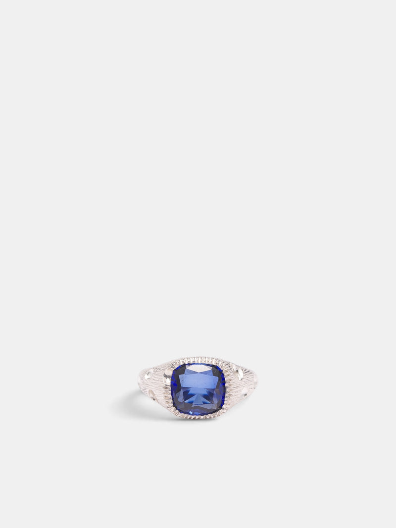 Kimchi x Natures Smile Signet Ring (KIMCHI-X-NATURES-SMILE-BLUE)