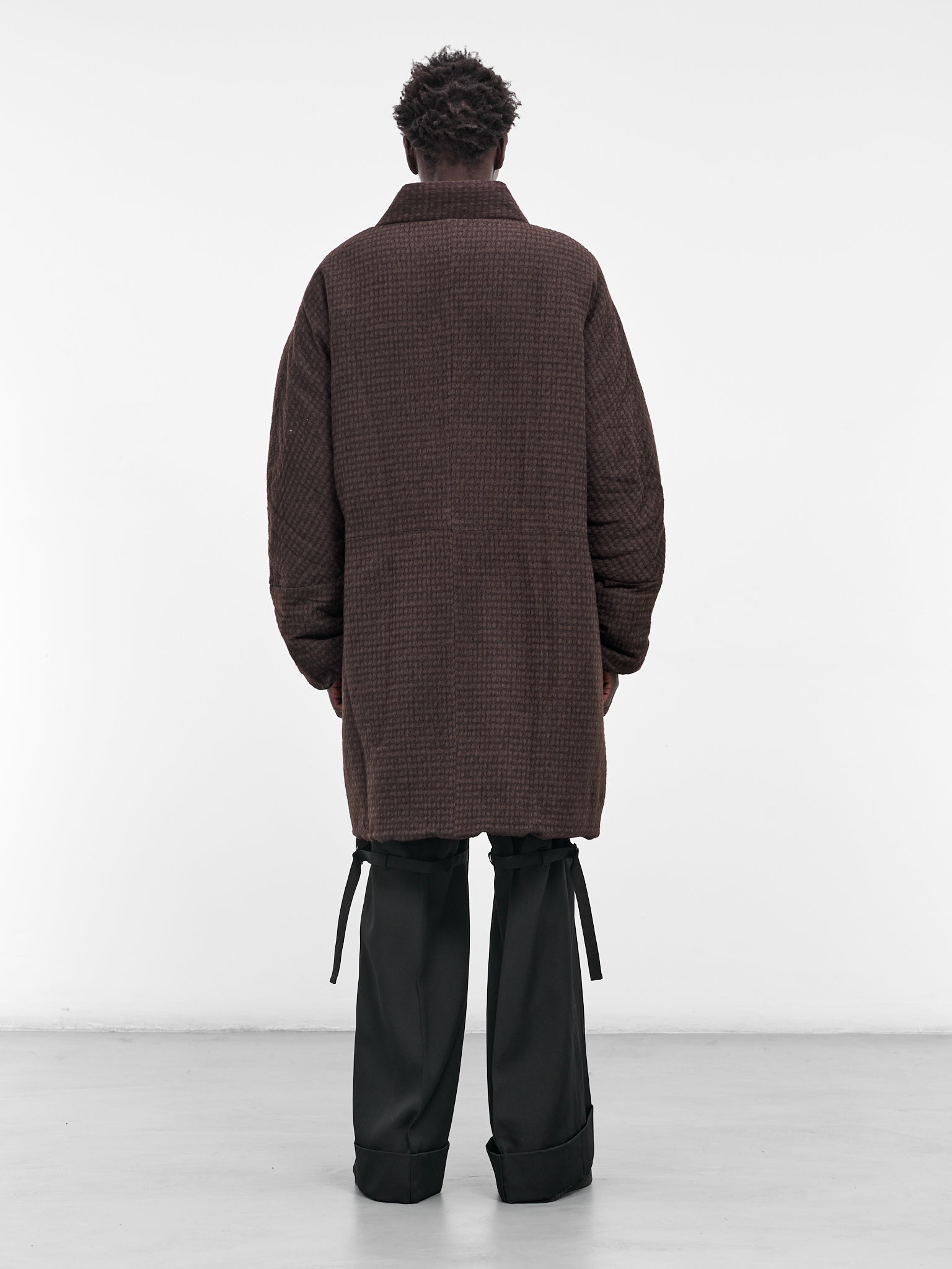 The Kimeo Reversible Puffer Coat (KIMEO-EGGPLANT-BARK-MAROON)