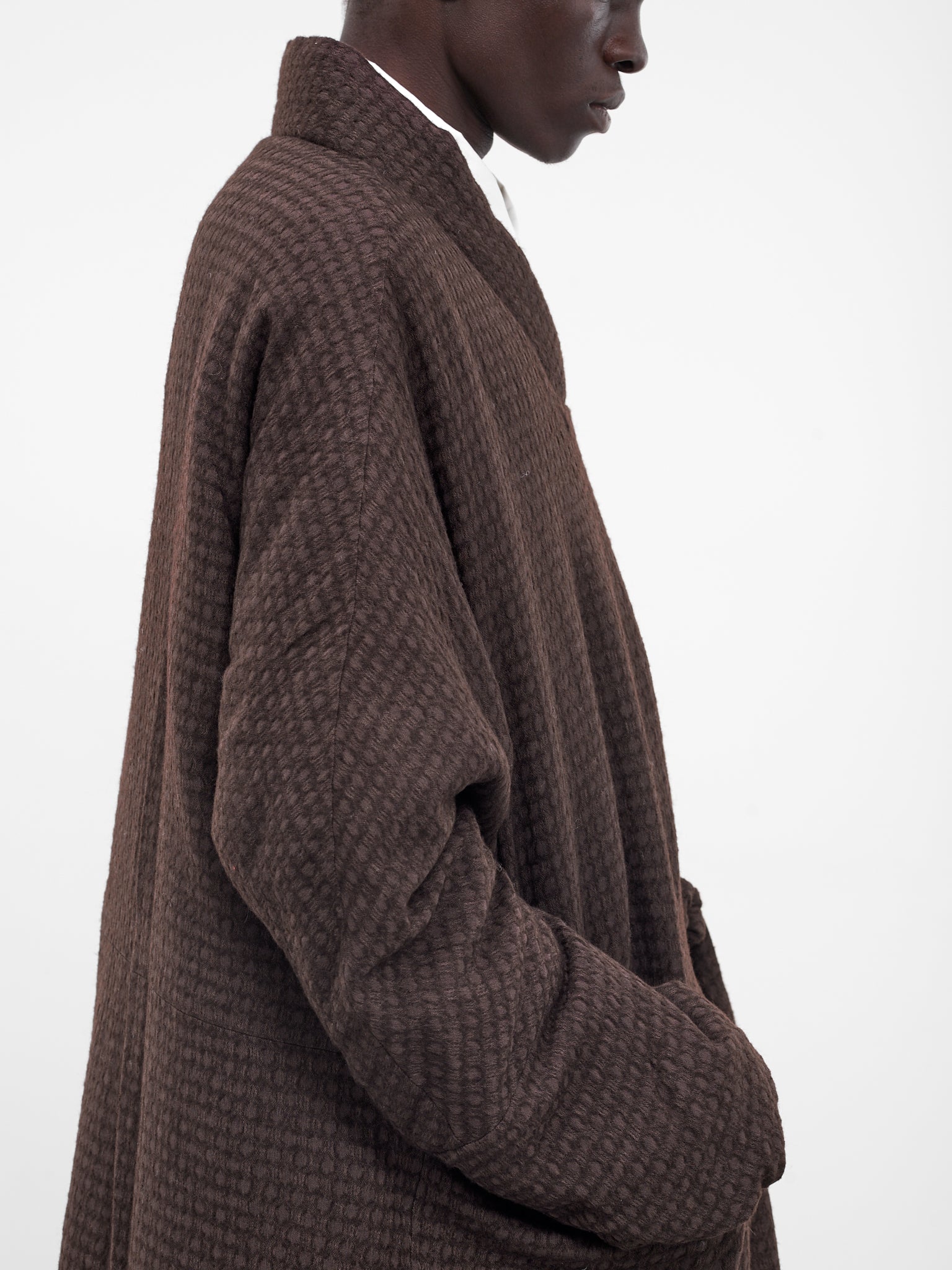 The Kimeo Reversible Puffer Coat (KIMEO-EGGPLANT-BARK-MAROON)