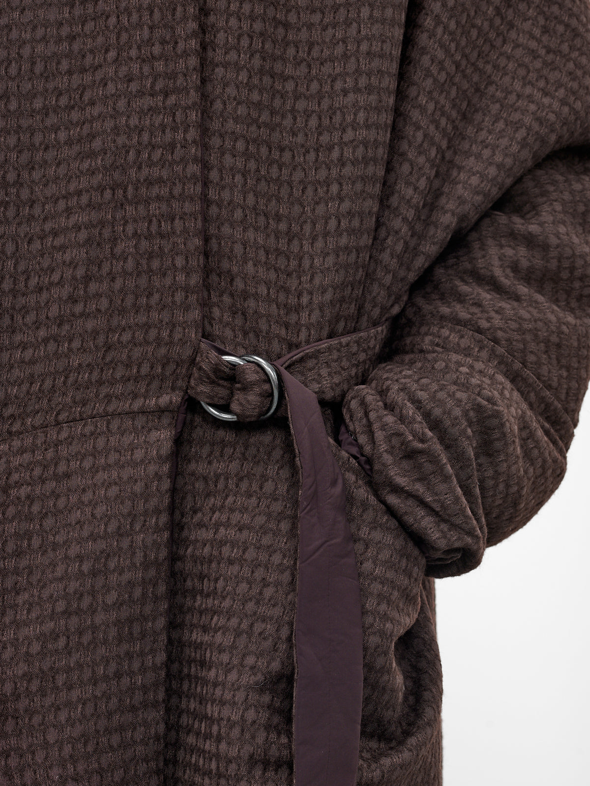 The Kimeo Reversible Puffer Coat (KIMEO-EGGPLANT-BARK-MAROON)