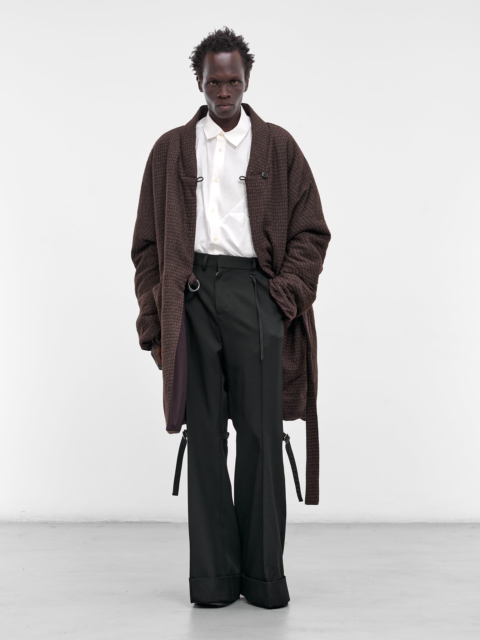 The Kimeo Reversible Puffer Coat (KIMEO-EGGPLANT-BARK-MAROON)