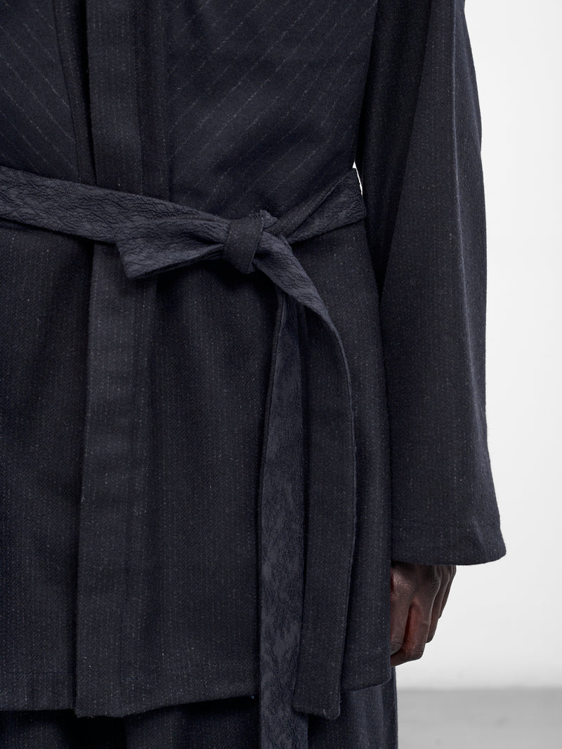 Kirtis Navy Wool Cape Shirt (KIRTIS-NAVY)