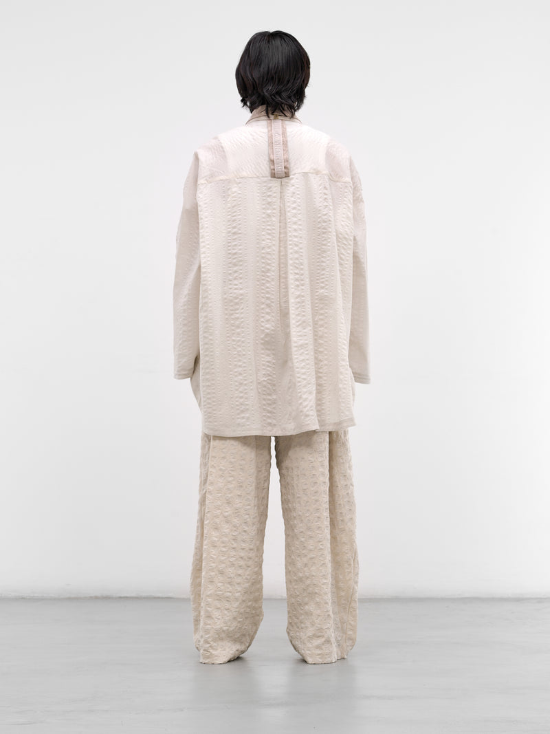 Kirtis White Seerlawn Cape Shirt (KIRTIS-ROSE-WHITE-SEERLAWN)