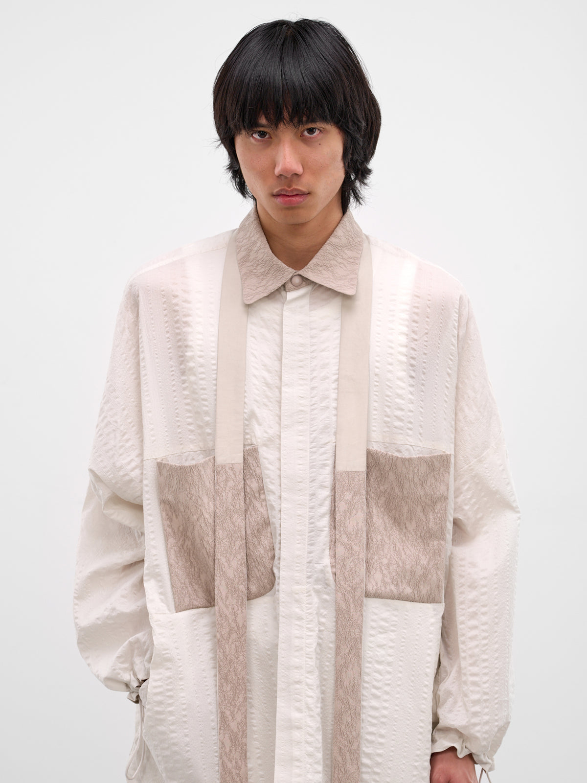 Kirtis White Seerlawn Cape Shirt (KIRTIS-ROSE-WHITE-SEERLAWN)