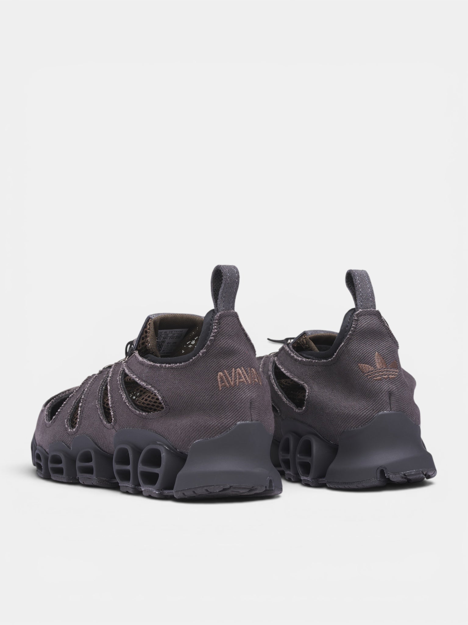 Black Adidas x Avavav Megaride Sneakers (KK2728-CORE-BLACK-SHADOW-OLIVE)