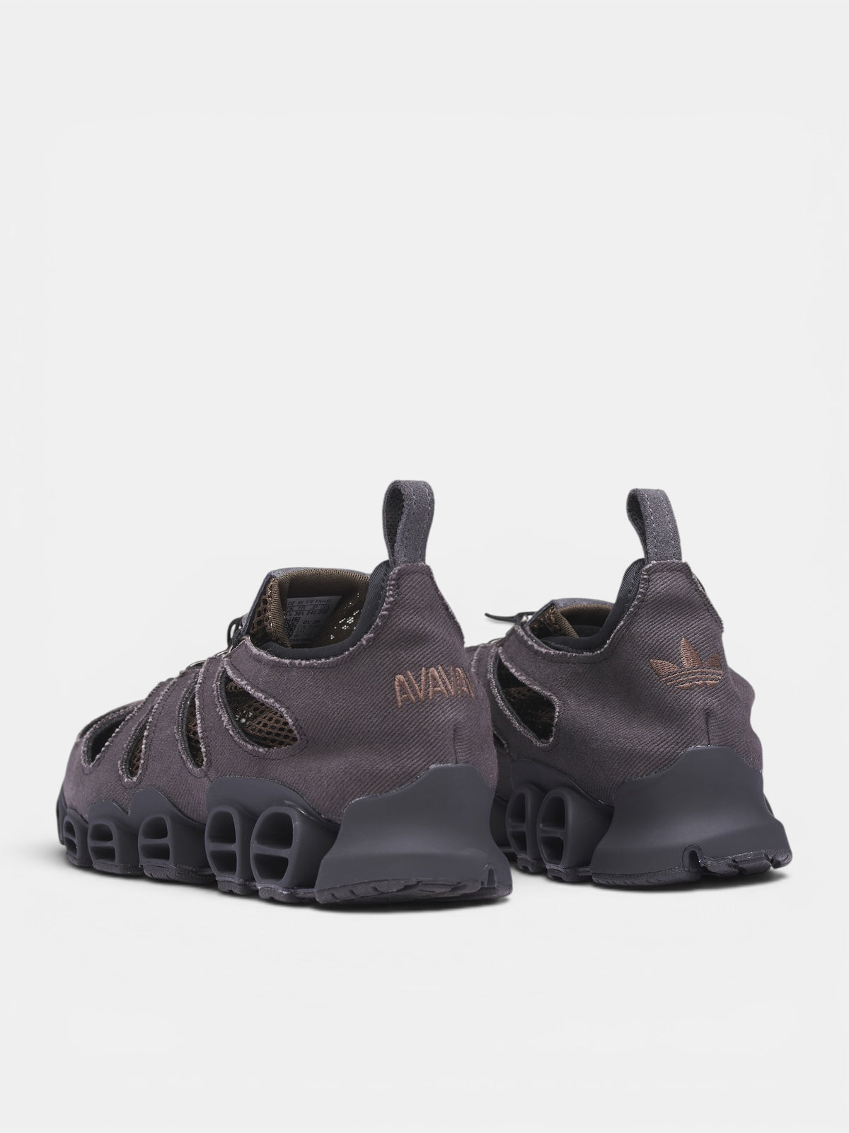 Black Adidas x Avavav Megaride Sneakers (KK2728-CORE-BLACK-SHADOW-OLIVE)
