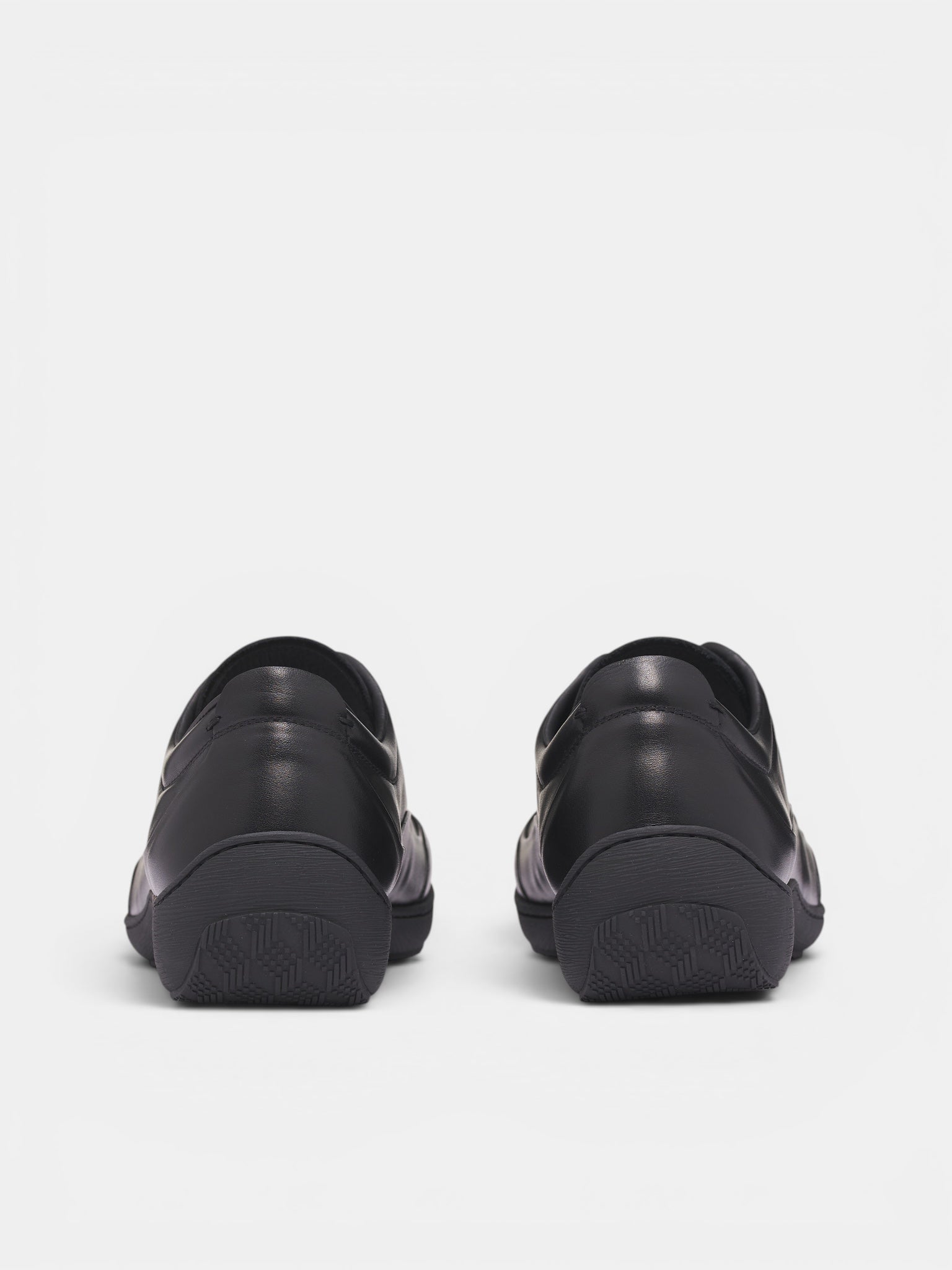 Black Leather Sneakers (KKAW26FT01-107-BLACK)