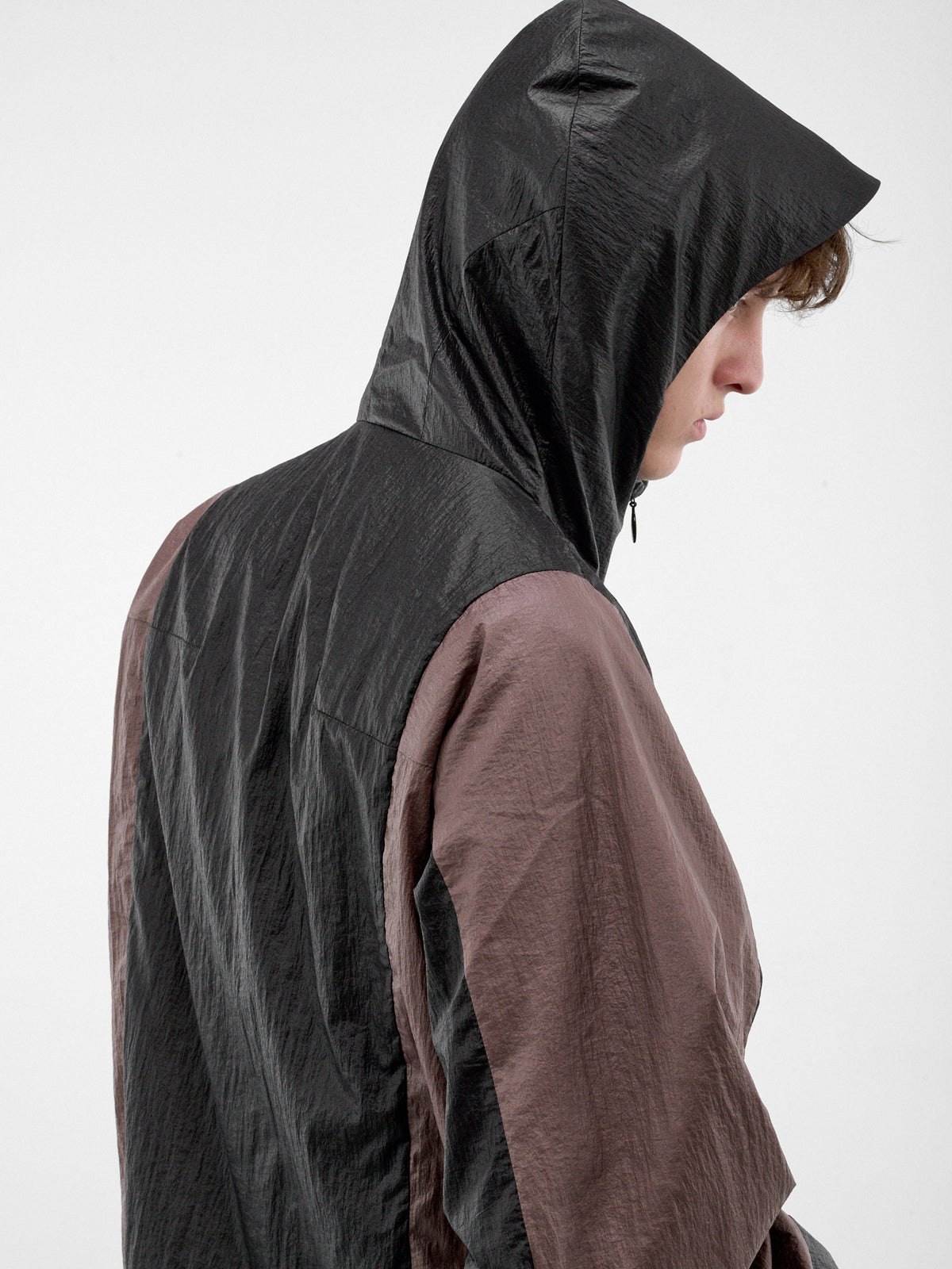 Two-Tone Hooded Jacket (KKAW26J06-39-GRAPHITE)